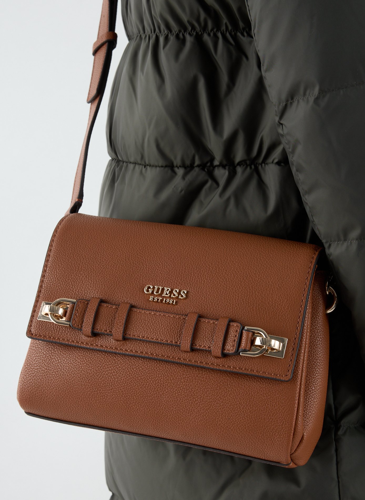 Sac à bandoulière GUESS Marron