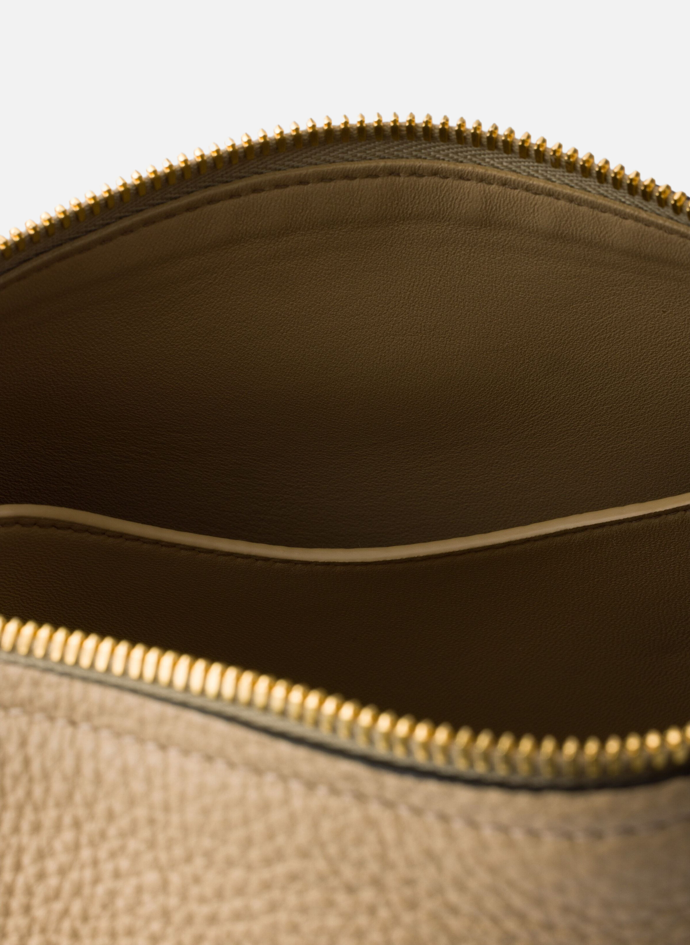 Petit sac à main en cuir PRADA Beige