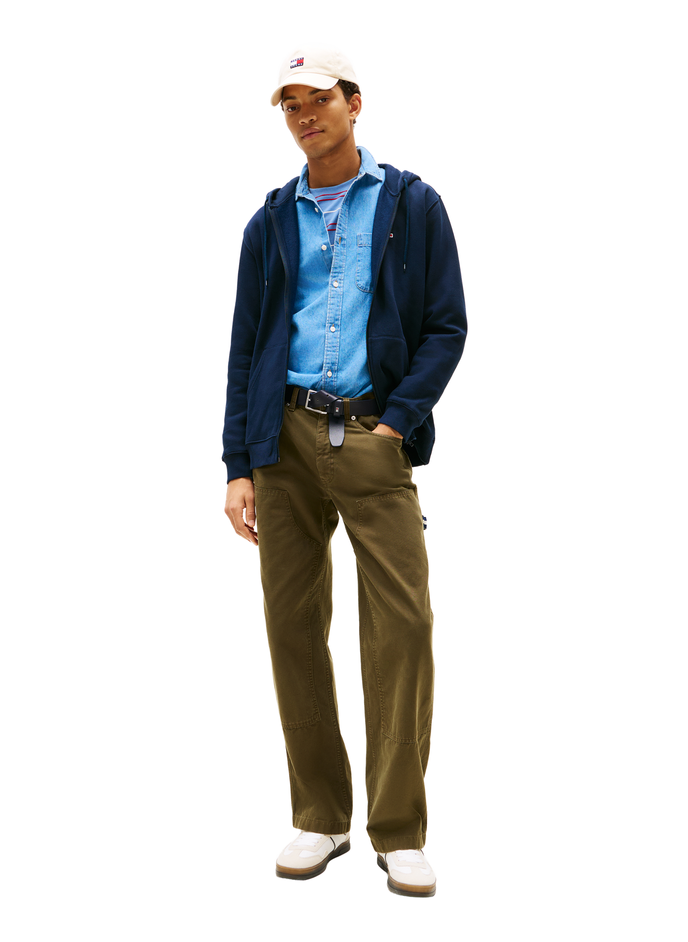 Cotton hoodie TOMMY HILFIGER Blue