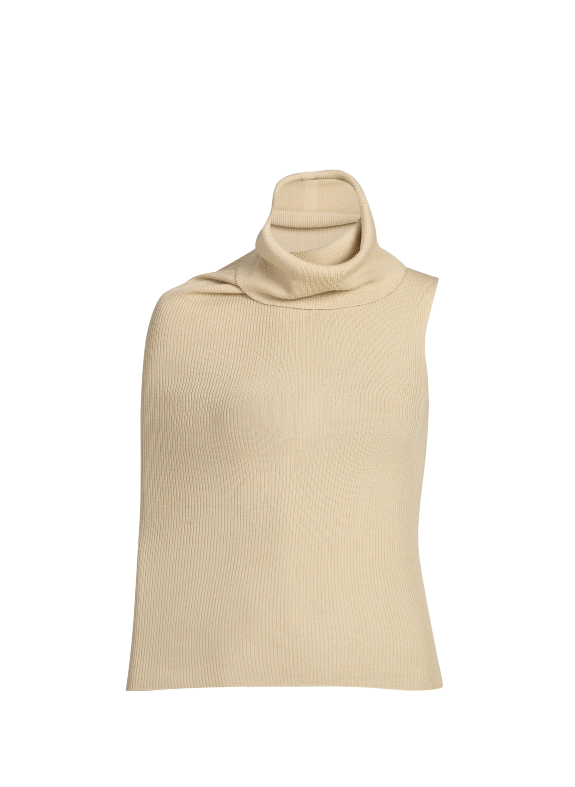 Fitted wool top RICK OWENS Beige