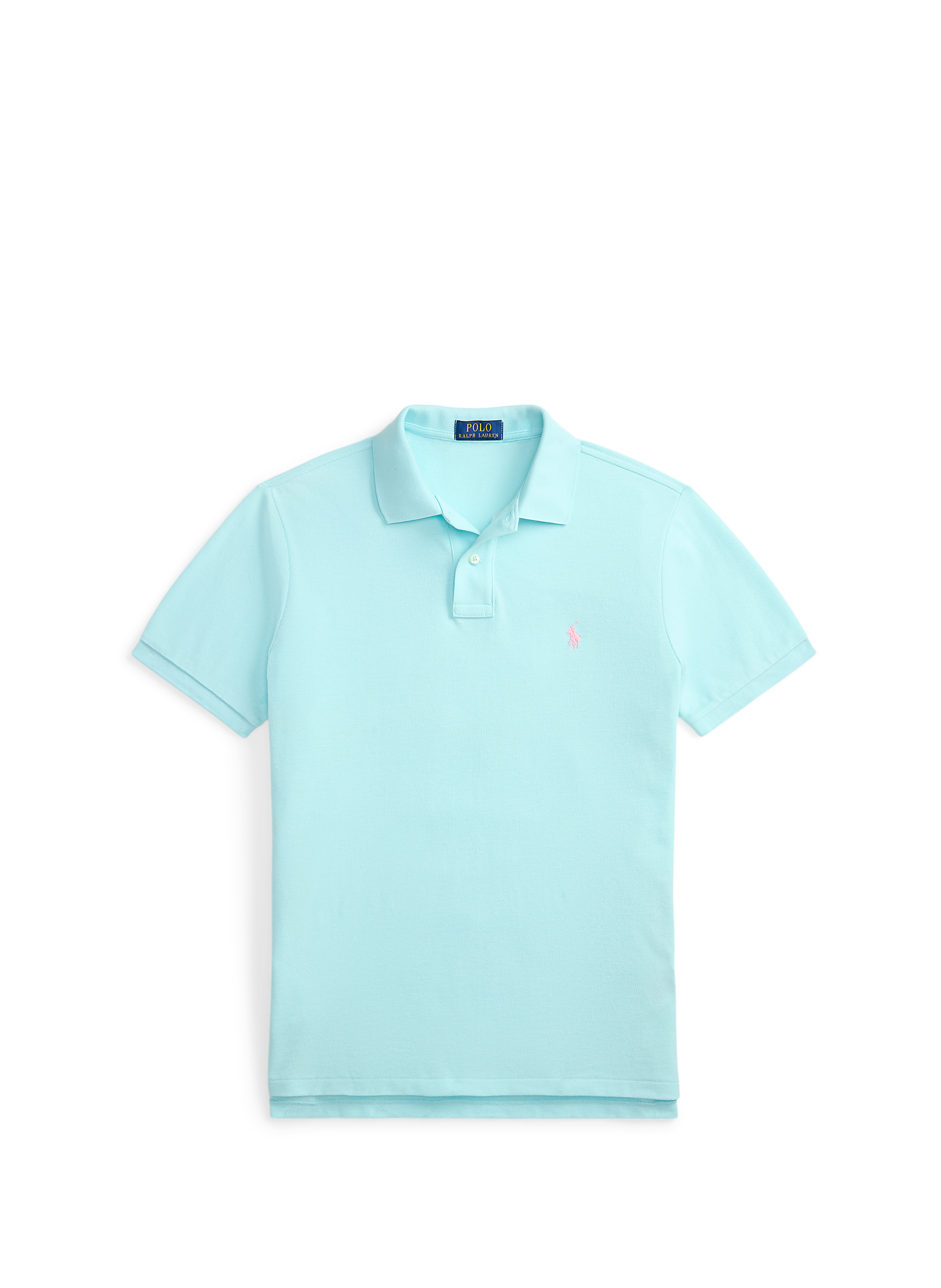 Polo en coton  New aqua c3166