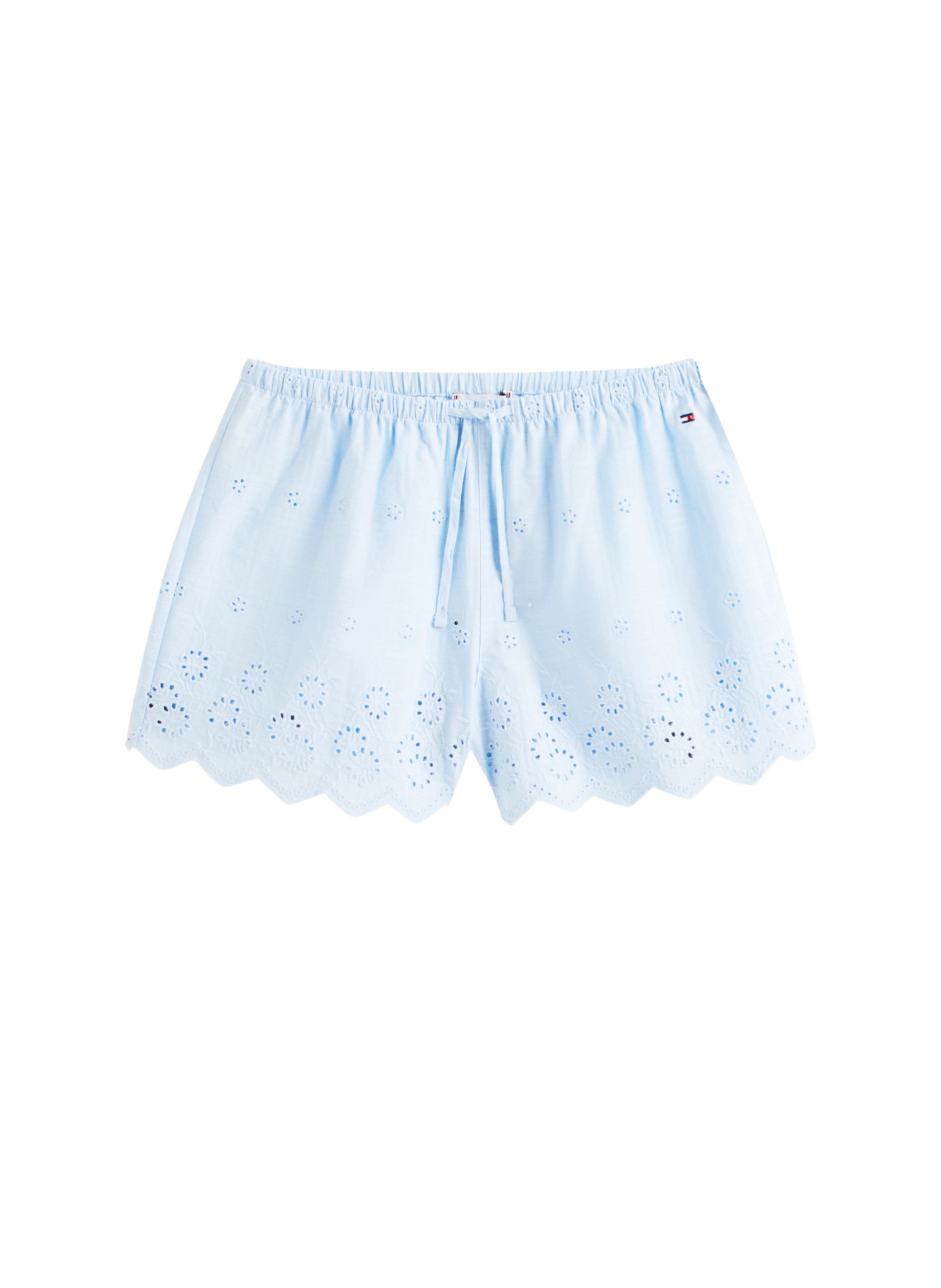 Gebrochener Baumwoll-BCI-Pyjama. TOMMY HILFIGER Blau