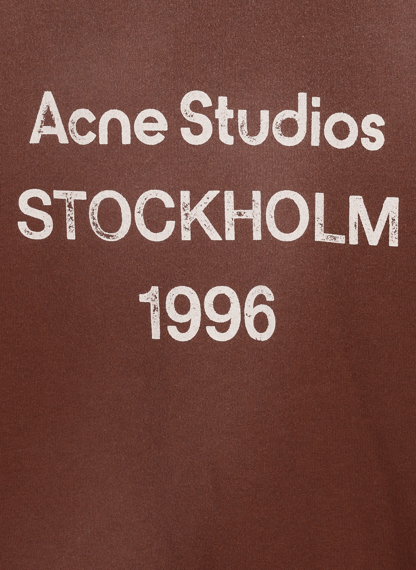 Cotton hoodie ACNE STUDIOS Brown