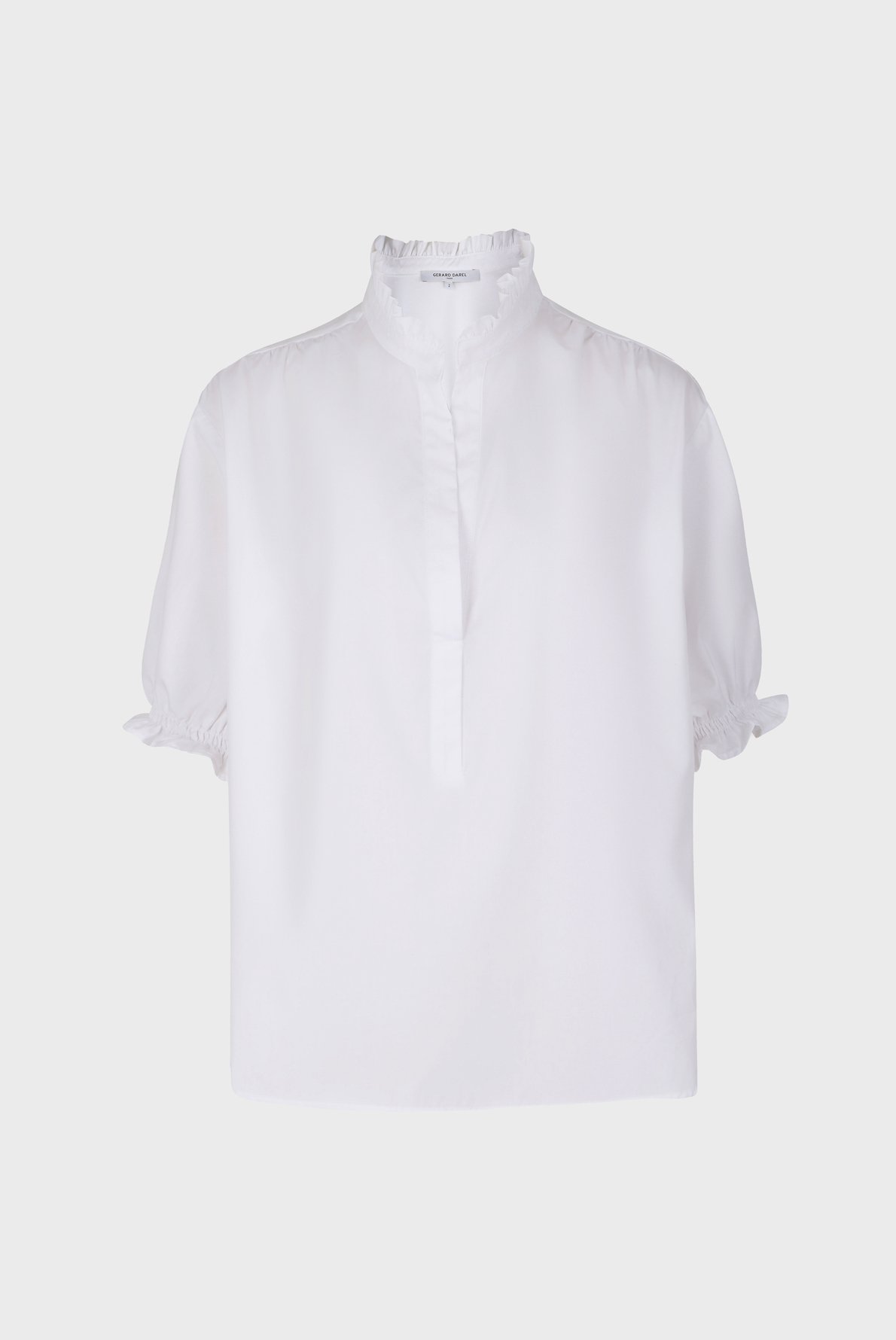Blouse en popeline de coton - annyr GERARD DAREL Blanc