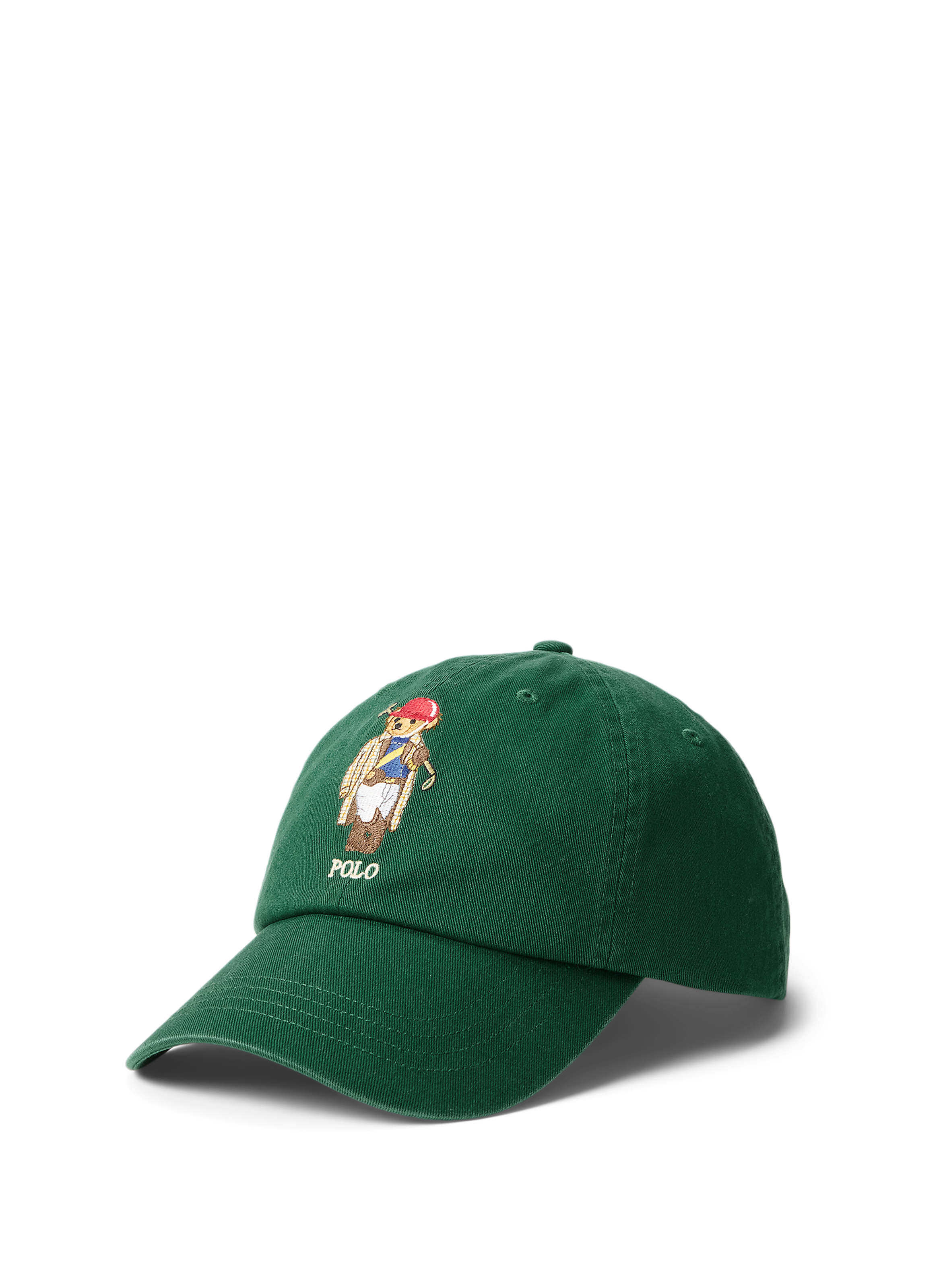 Embroidered cotton baseball cap POLO RALPH LAUREN Green