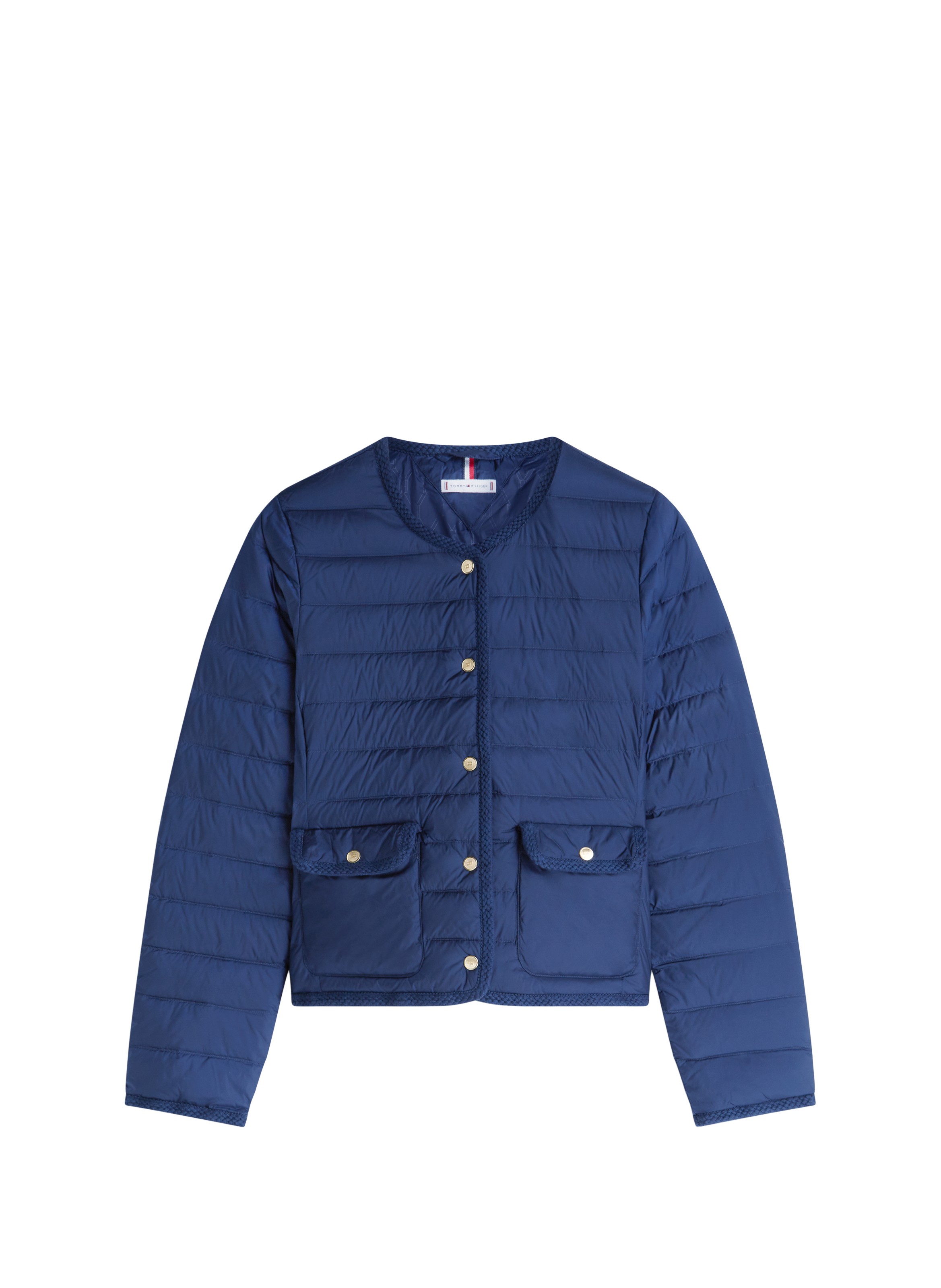 Quilted straight jacket TOMMY HILFIGER Blue