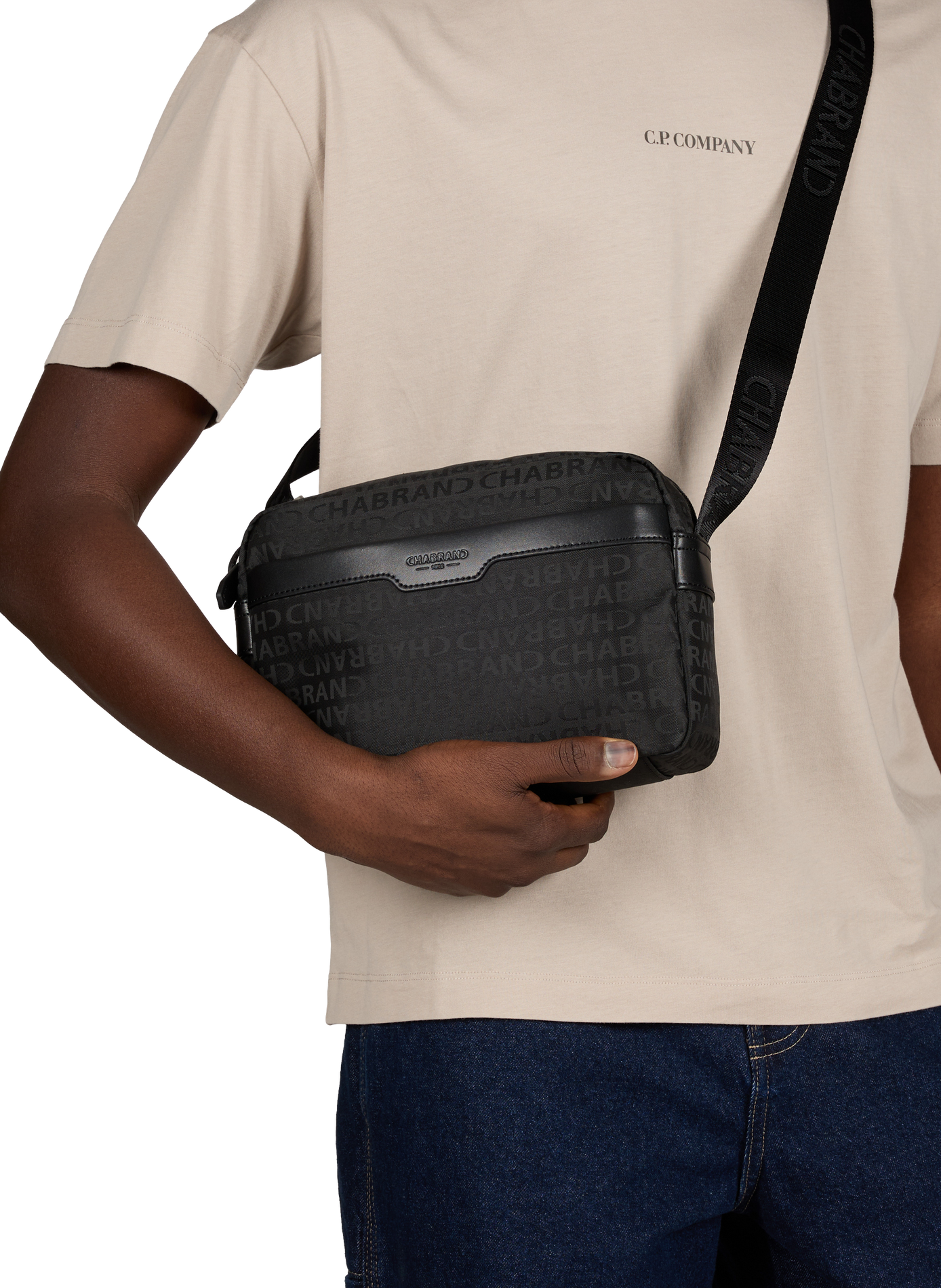 Sacoche reporter logotypée  CHABRAND Noir