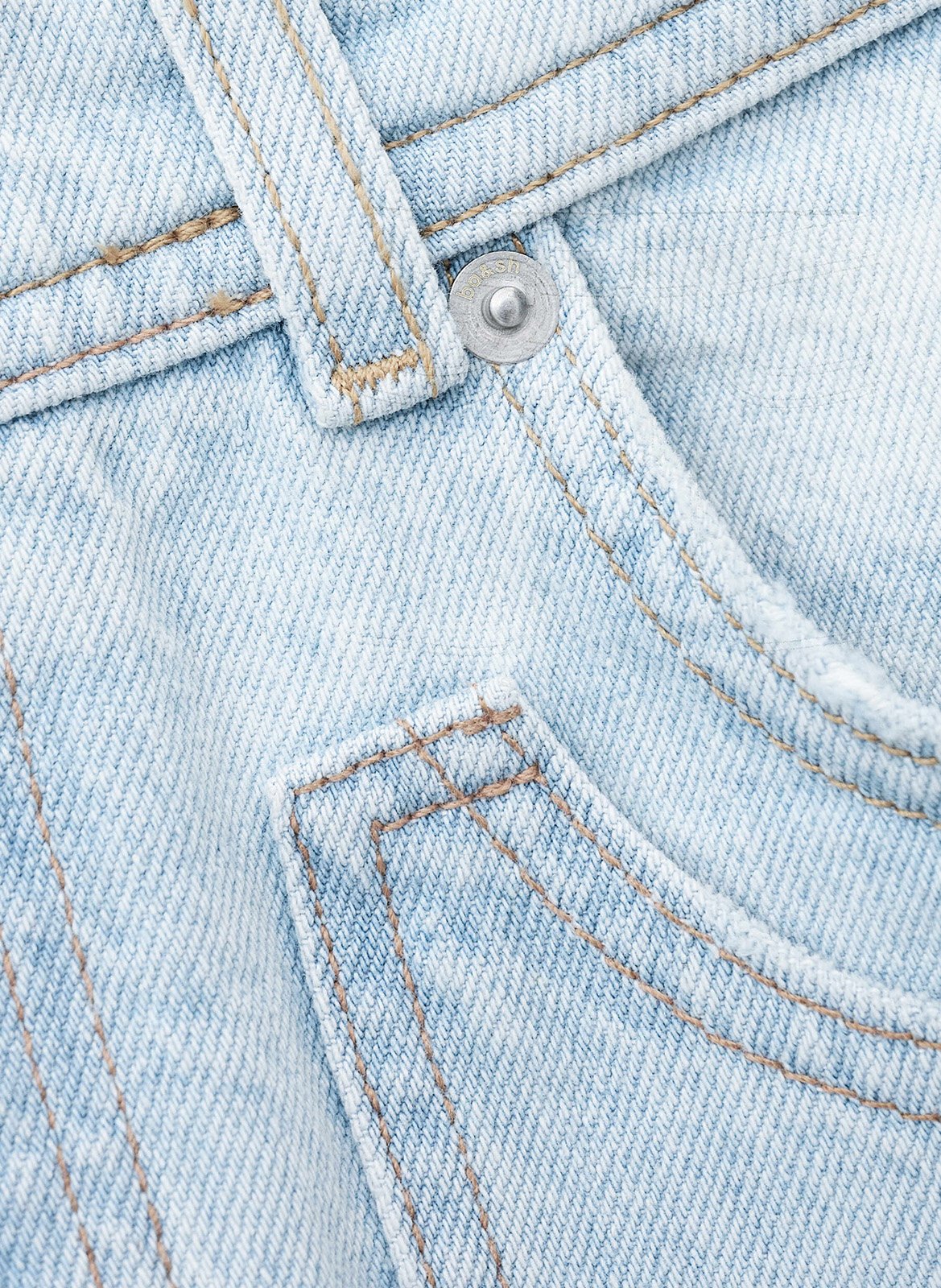 Jean large taille haute zoel BA&SH Bleu