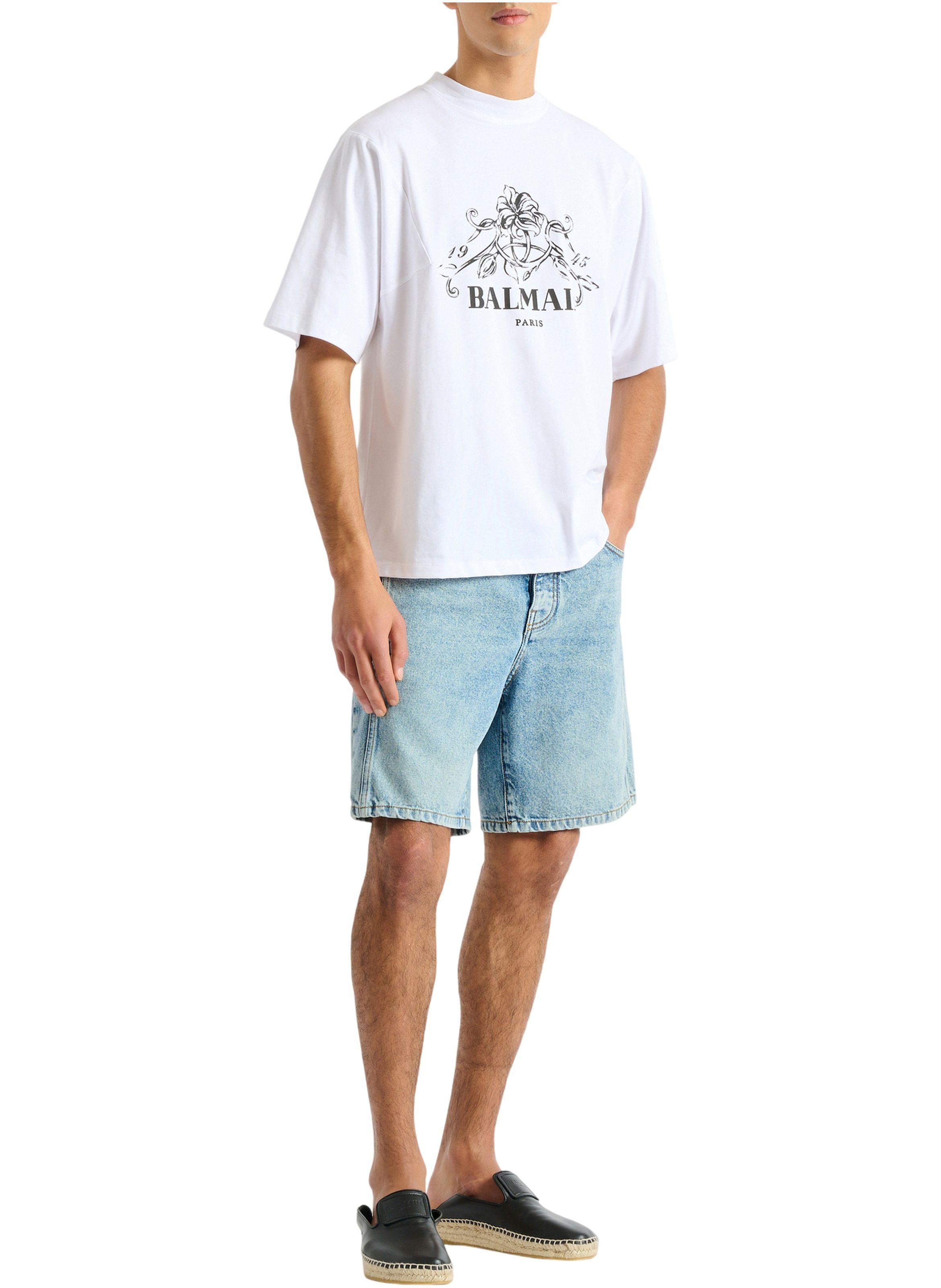 T-shirt balmain vine imprimé BALMAIN Blanc