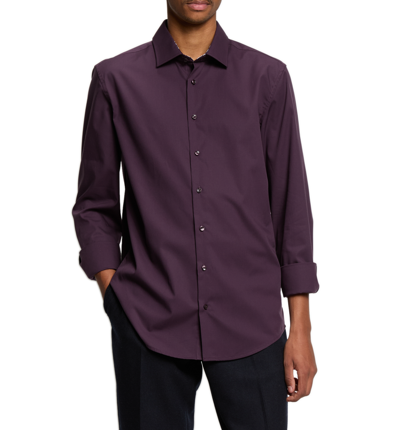  Cotton shirt SEIDENSTICKER Purple