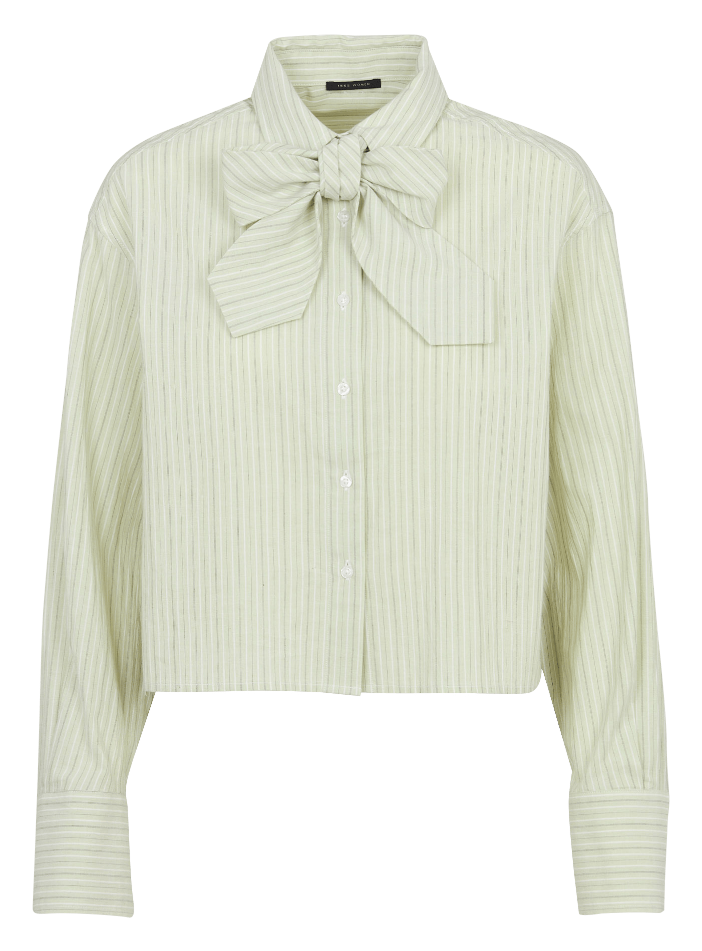Chemise oversize col classique en coton IKKS Vert