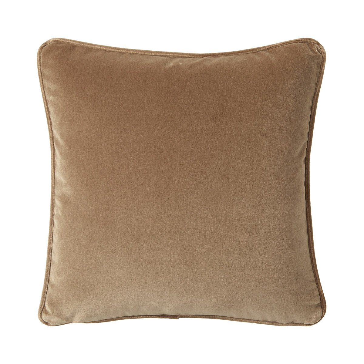 Housse de coussin en velours, divan YVES DELORME Marron
