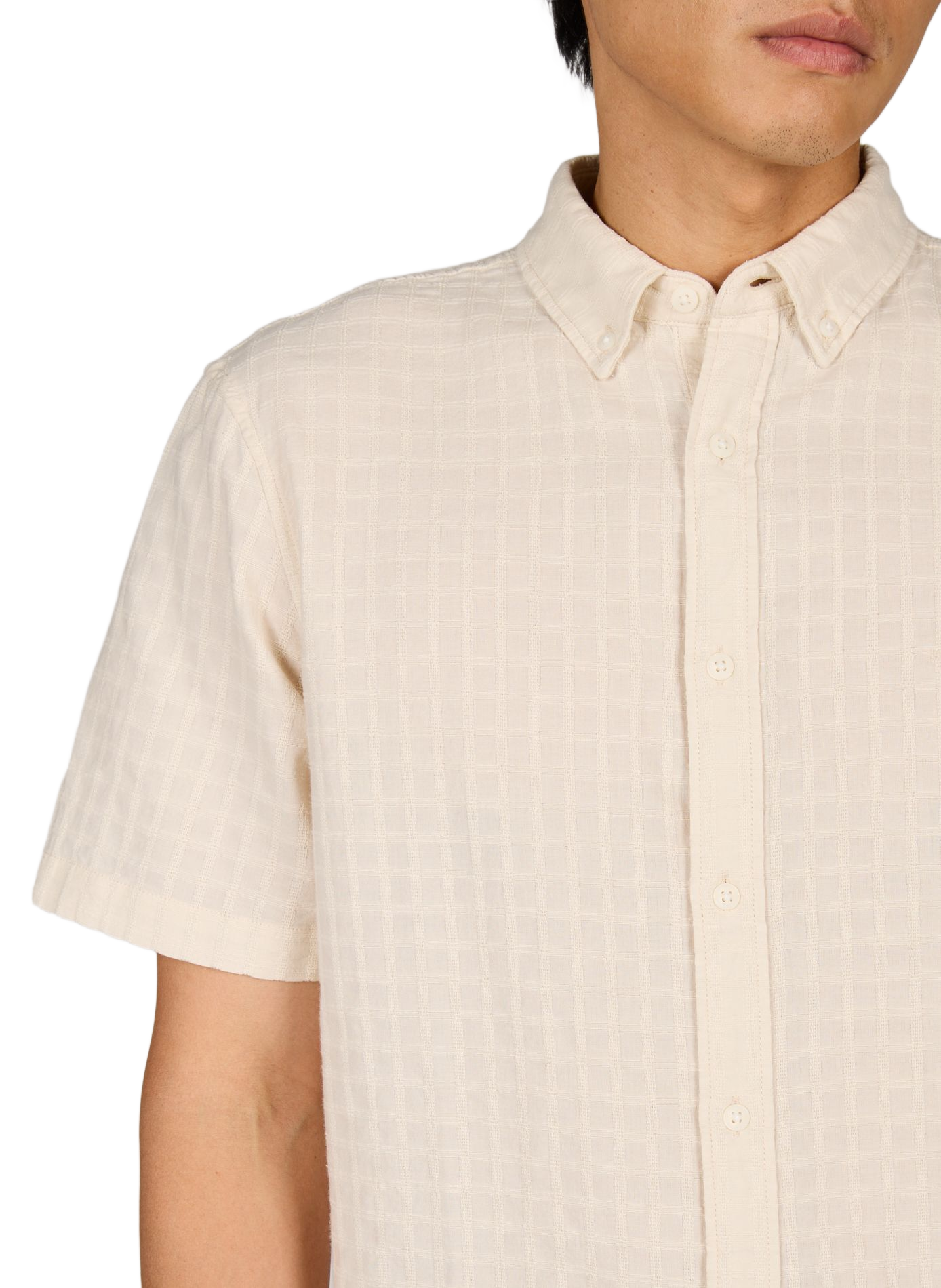 Camisa de cuadros tono sobre tono de algodón LEVI'S Beige