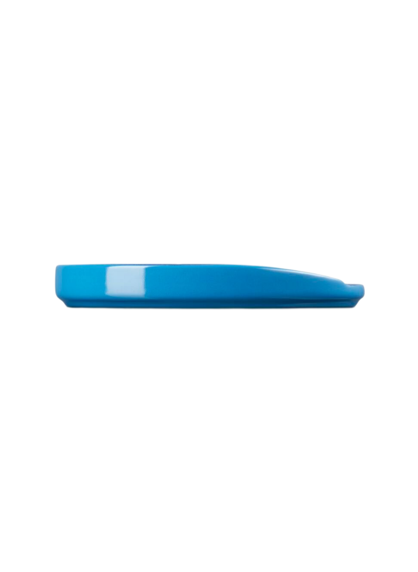 Löffelablage aus Keramik in ovaler Form | Blau LE CREUSET Haus