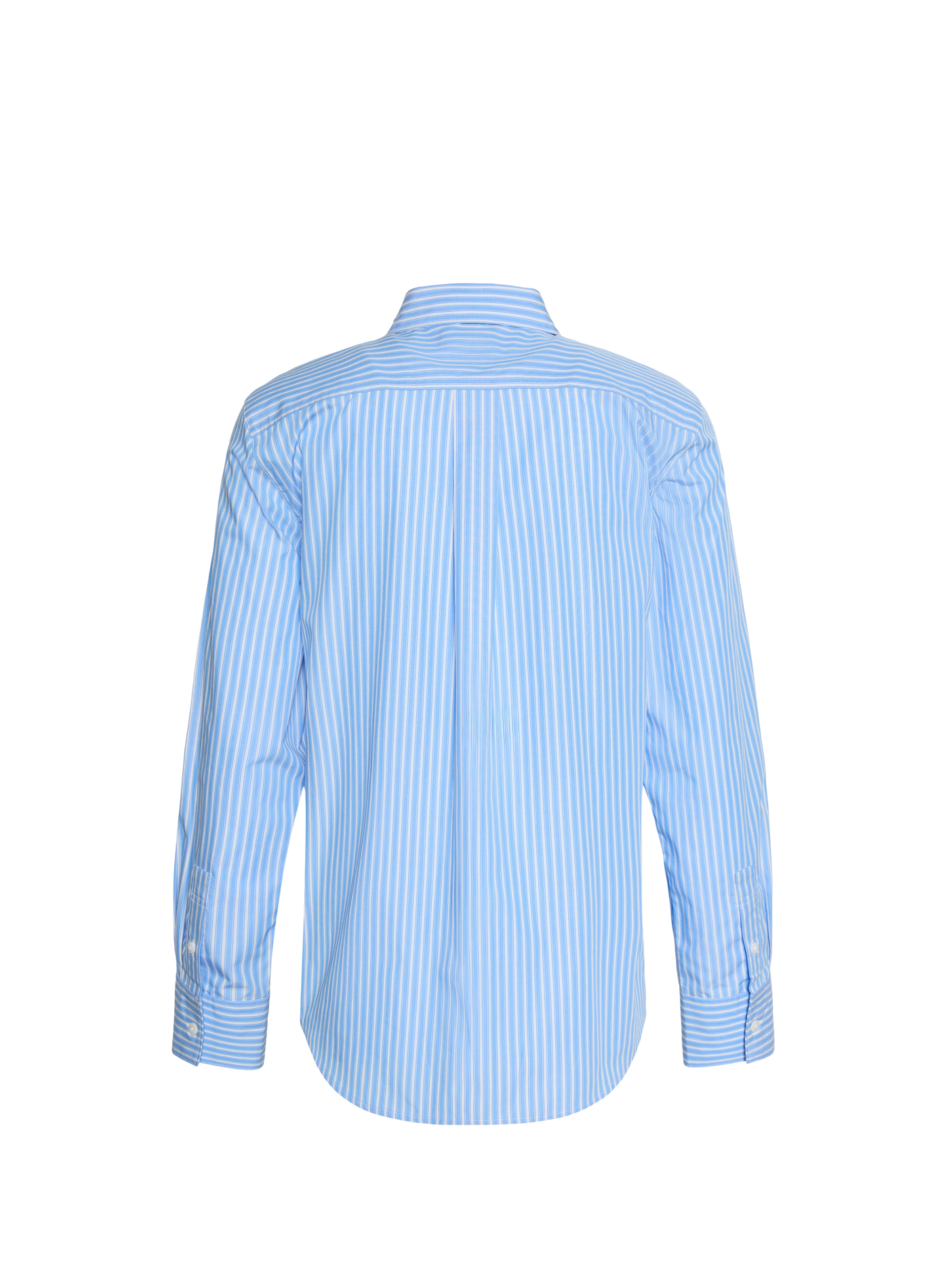 Long-sleeved striped cotton shirt CALVIN KLEIN Blue