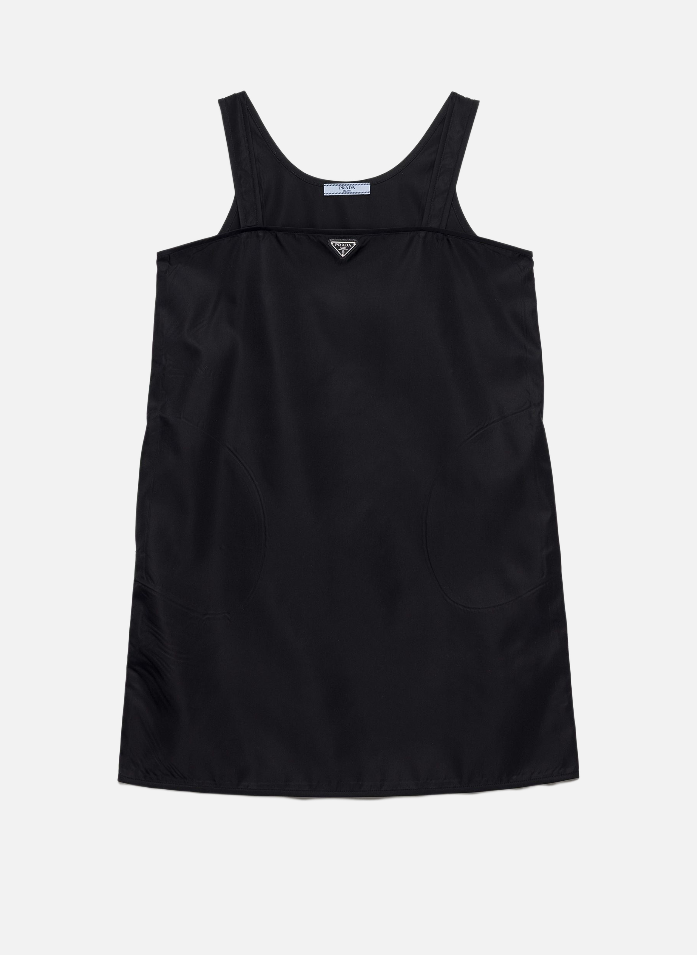 Robe courte en re-nylon PRADA Noir