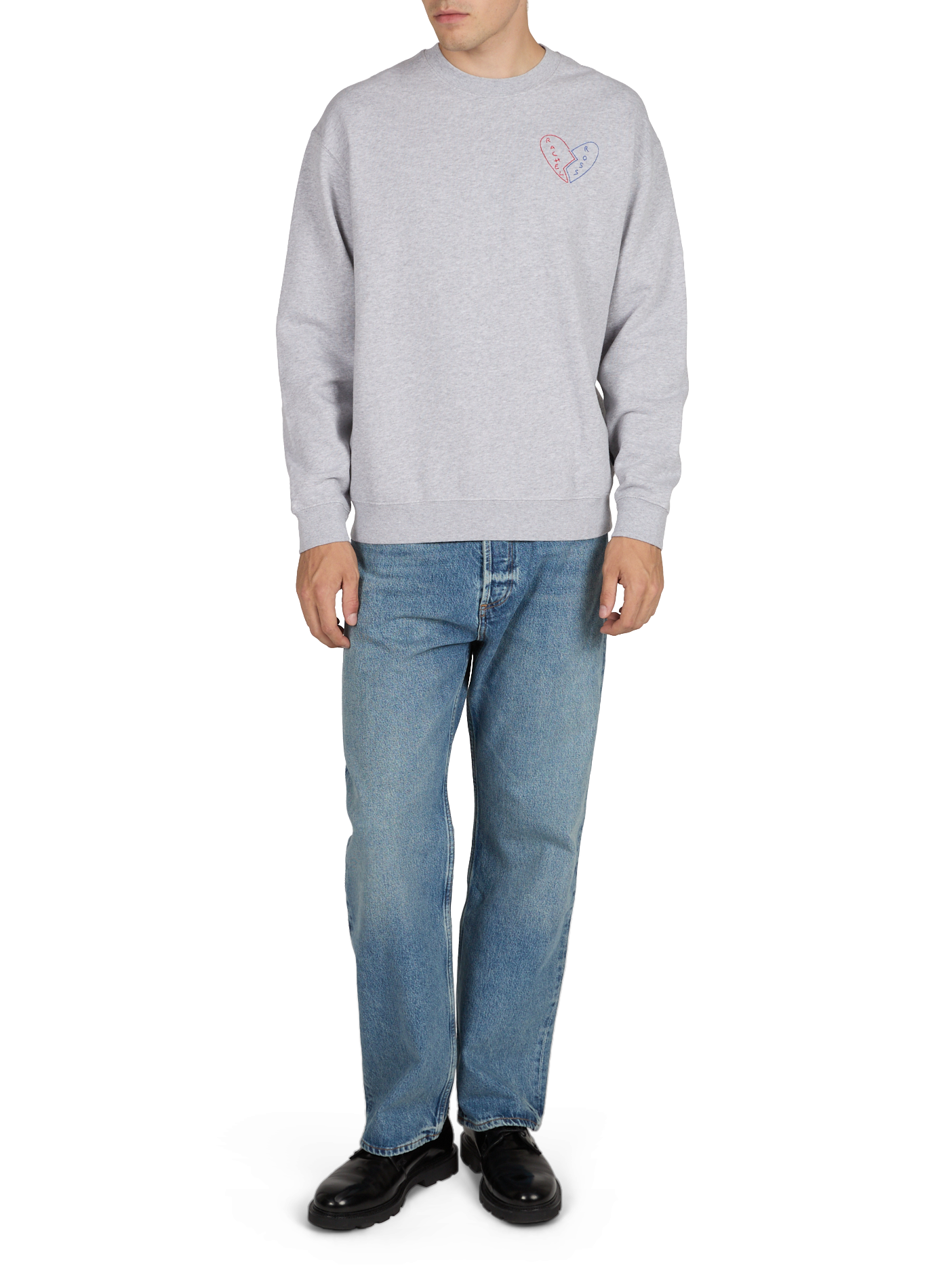 Oversized sweatshirt with embroidery MAISON LABICHE Grey