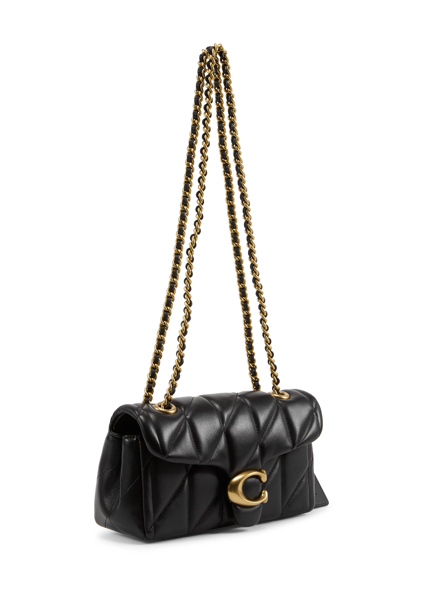 Sac à main matelassé Tabby 20 en cuir COACH Noir