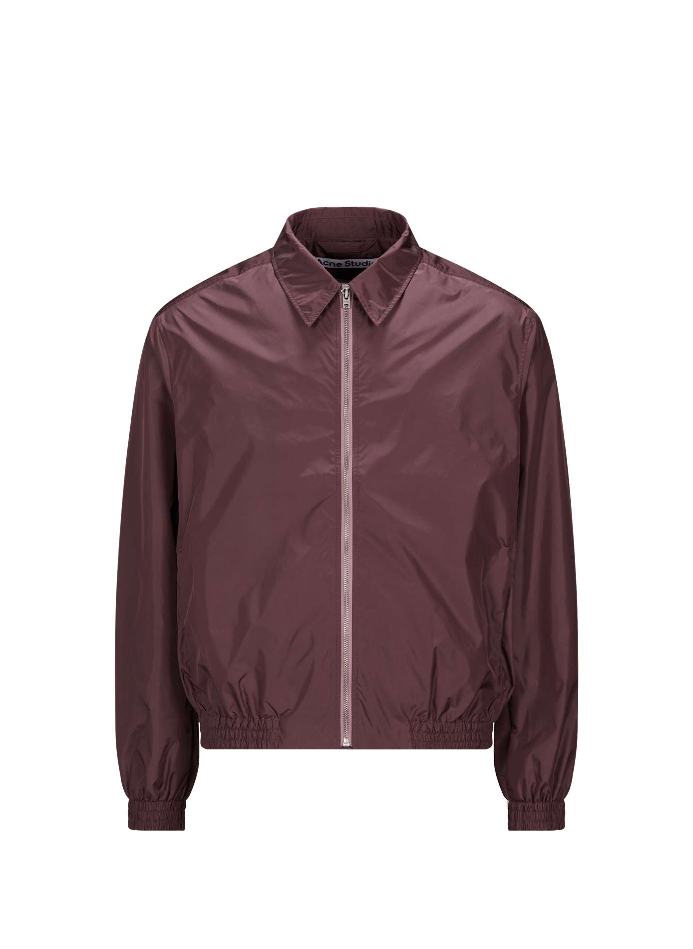 Veste coupe-vent droite à col classique ACNE STUDIOS Violet