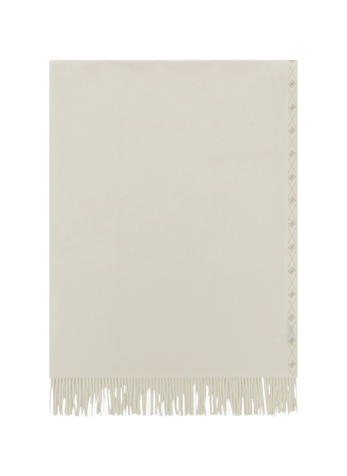 Echarpe à franges et strass GUESS Beige