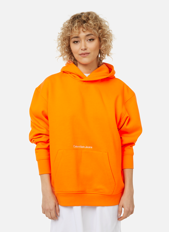 hoodie orange femme