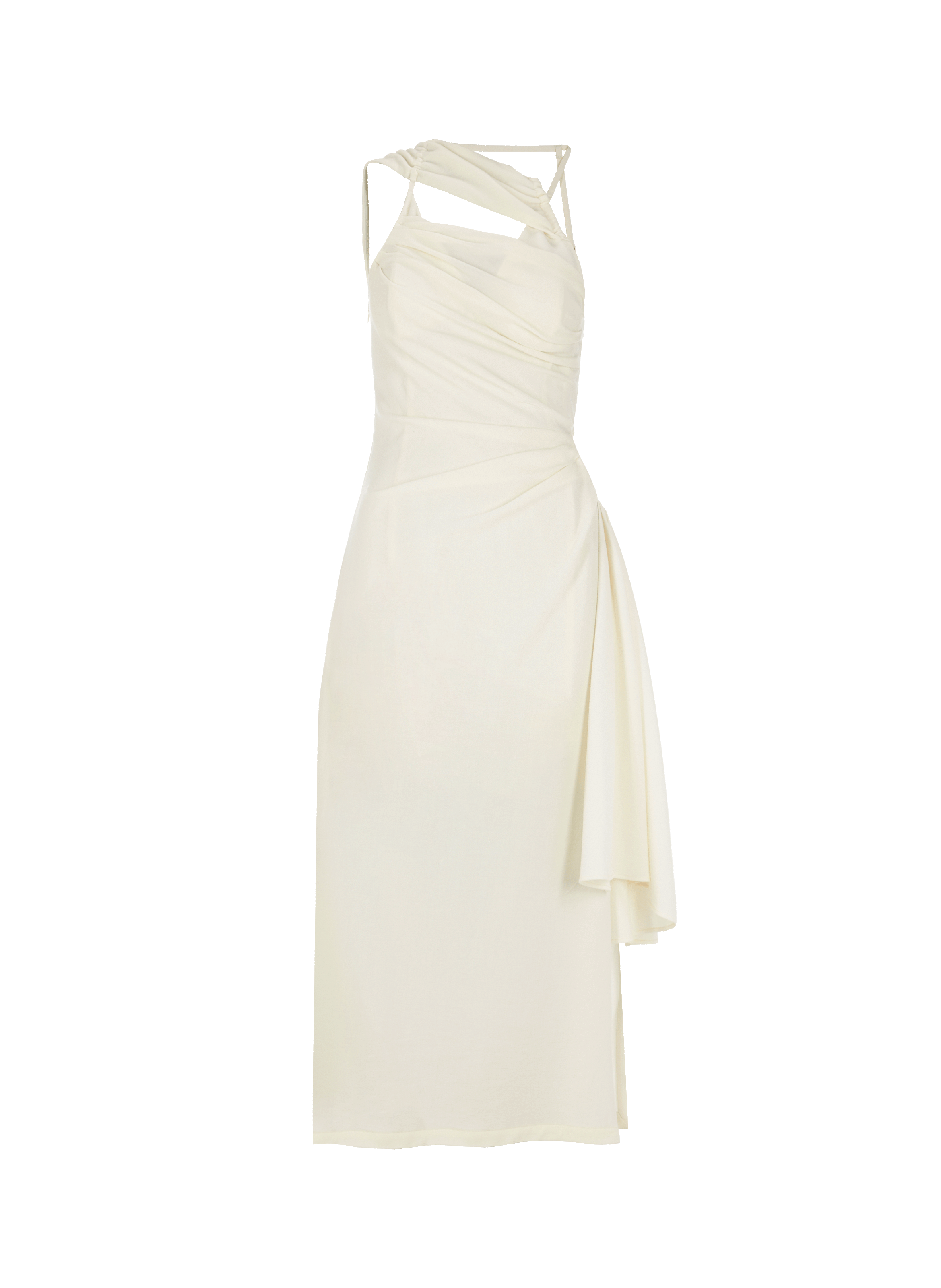 La robe Abanada en laine vierge mélangée