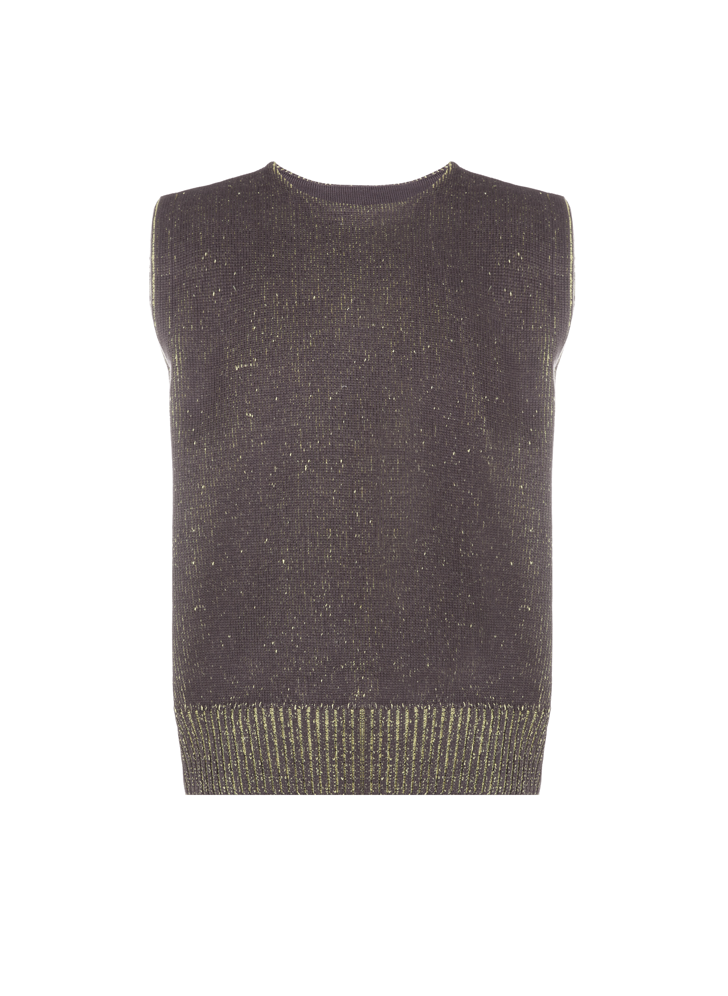 Pull sans manches en coton mélangé