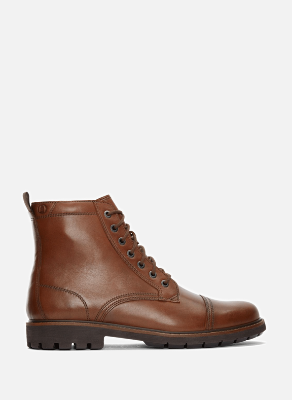 CLARKS Leather ankle boots Brown