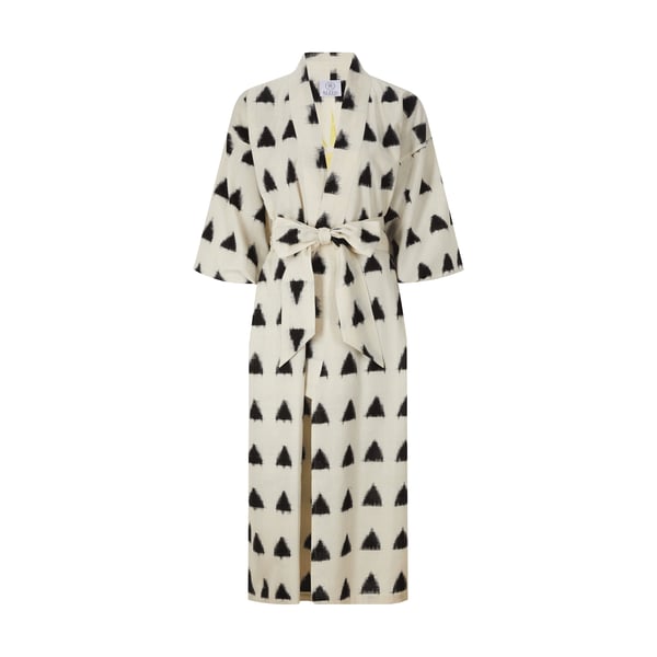 Kimono imprimé en coton