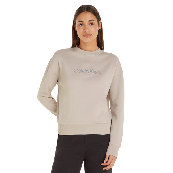 Calvin Klein Logo Sweatshirt In Grey