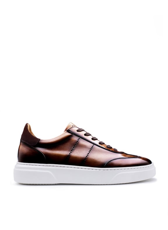 Sneakers cuir daniele Marron by FINSBURY FINSBURY Sneakers cuir daniele Marron