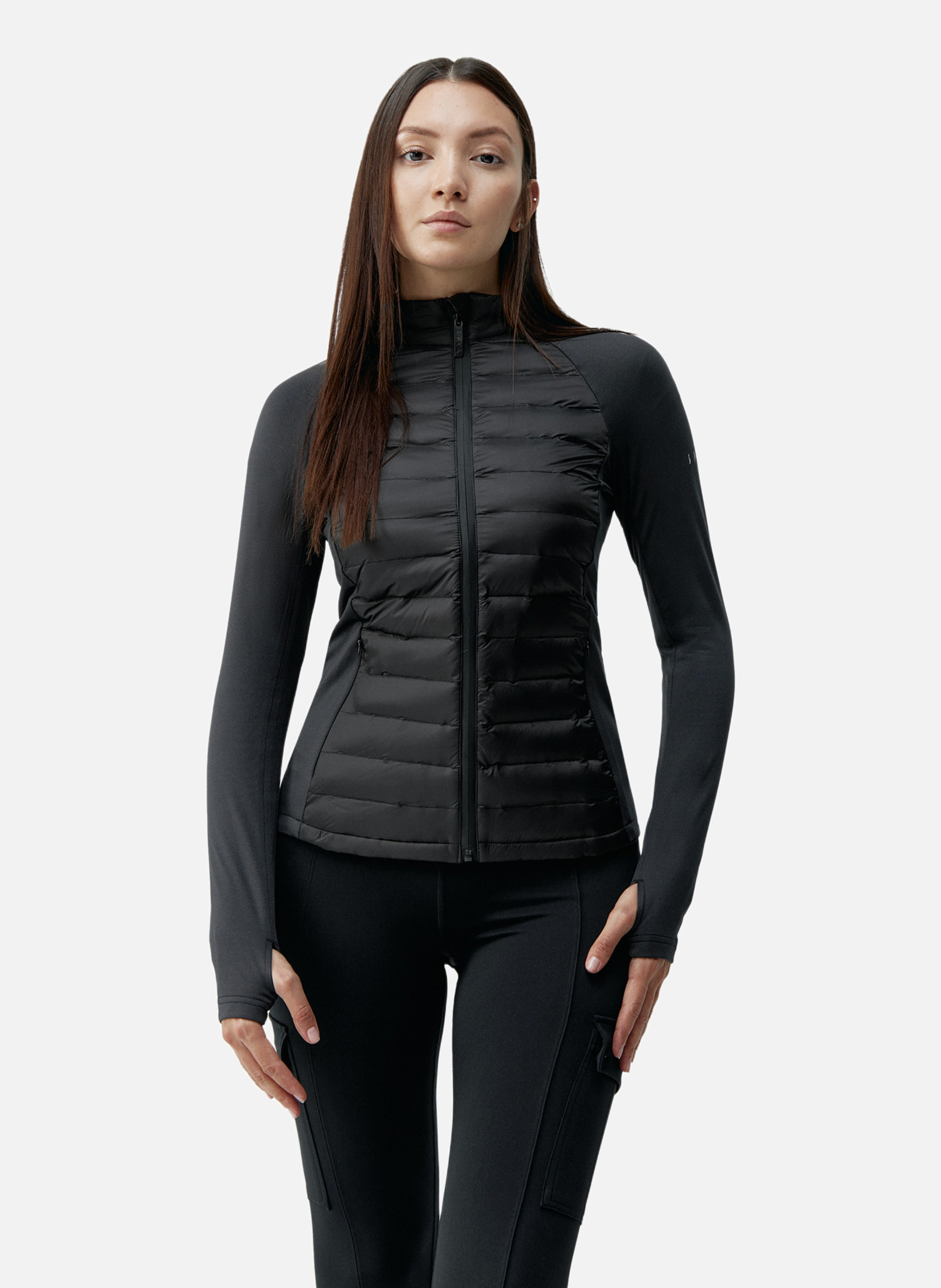 Veste de sport zippée performance athleisure zuri BORN LIVING YOGA Noir