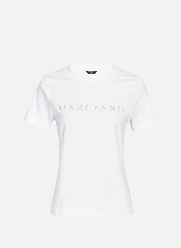 Logo T-shirt White by GUESS GUESS Logo T-shirt White