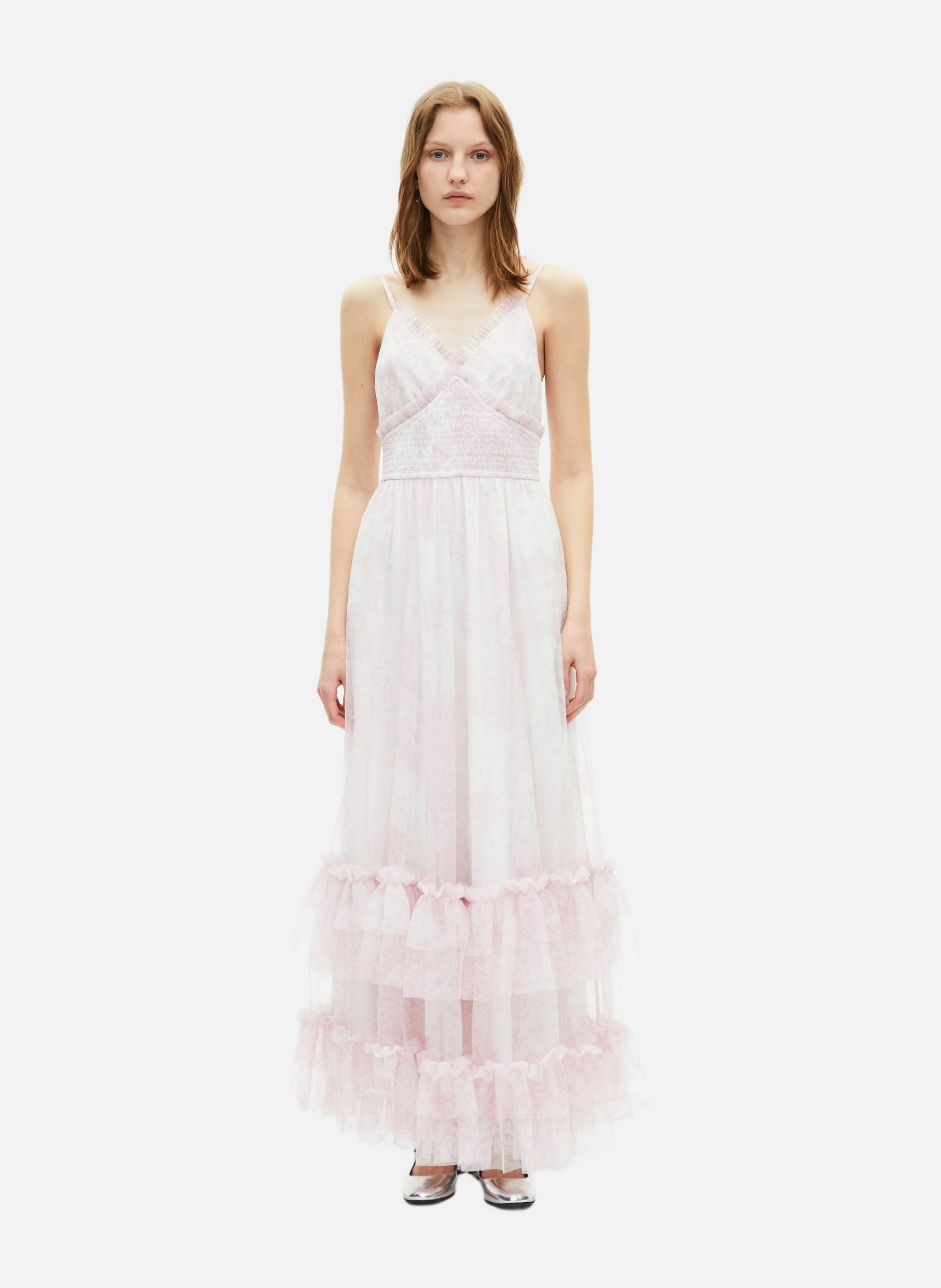 Robe longue en tulle imprimé THE KOOPLES 