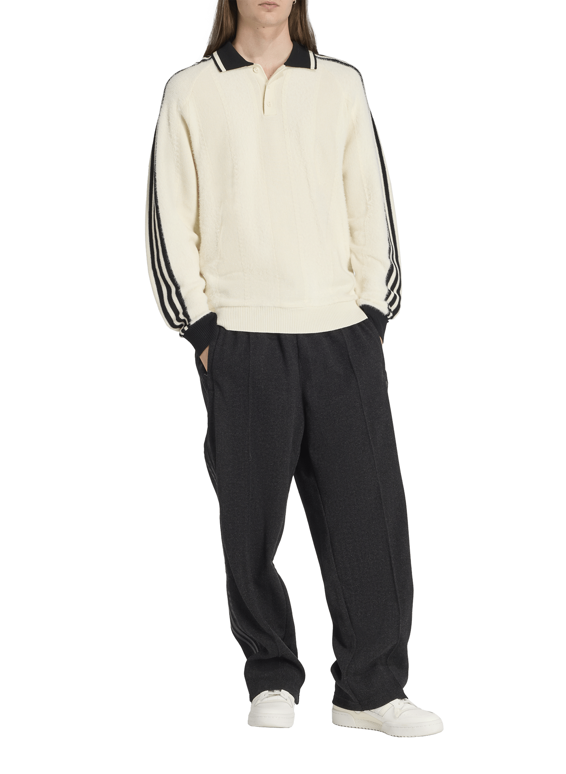 Straight jogging pants ADIDAS Black