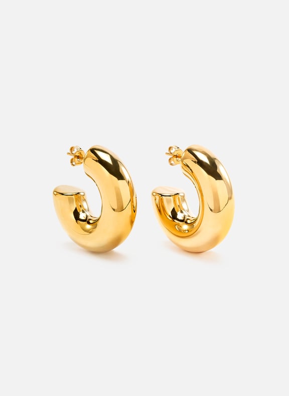 Hoop earrings Golden by AU PRINTEMPS PARIS AU PRINTEMPS PARIS Hoop earrings Golden