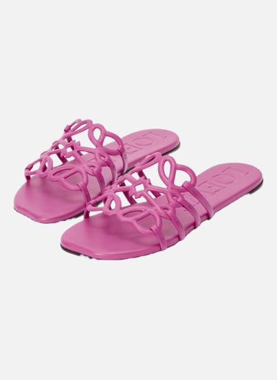 Soft calfskin leather Petal Anagram mules LOEWE Soft calfskin leather Petal Anagram mules LOEWE
