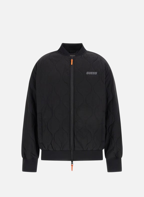 Logo jacket Black by GUESS GUESS Logo jacket Black