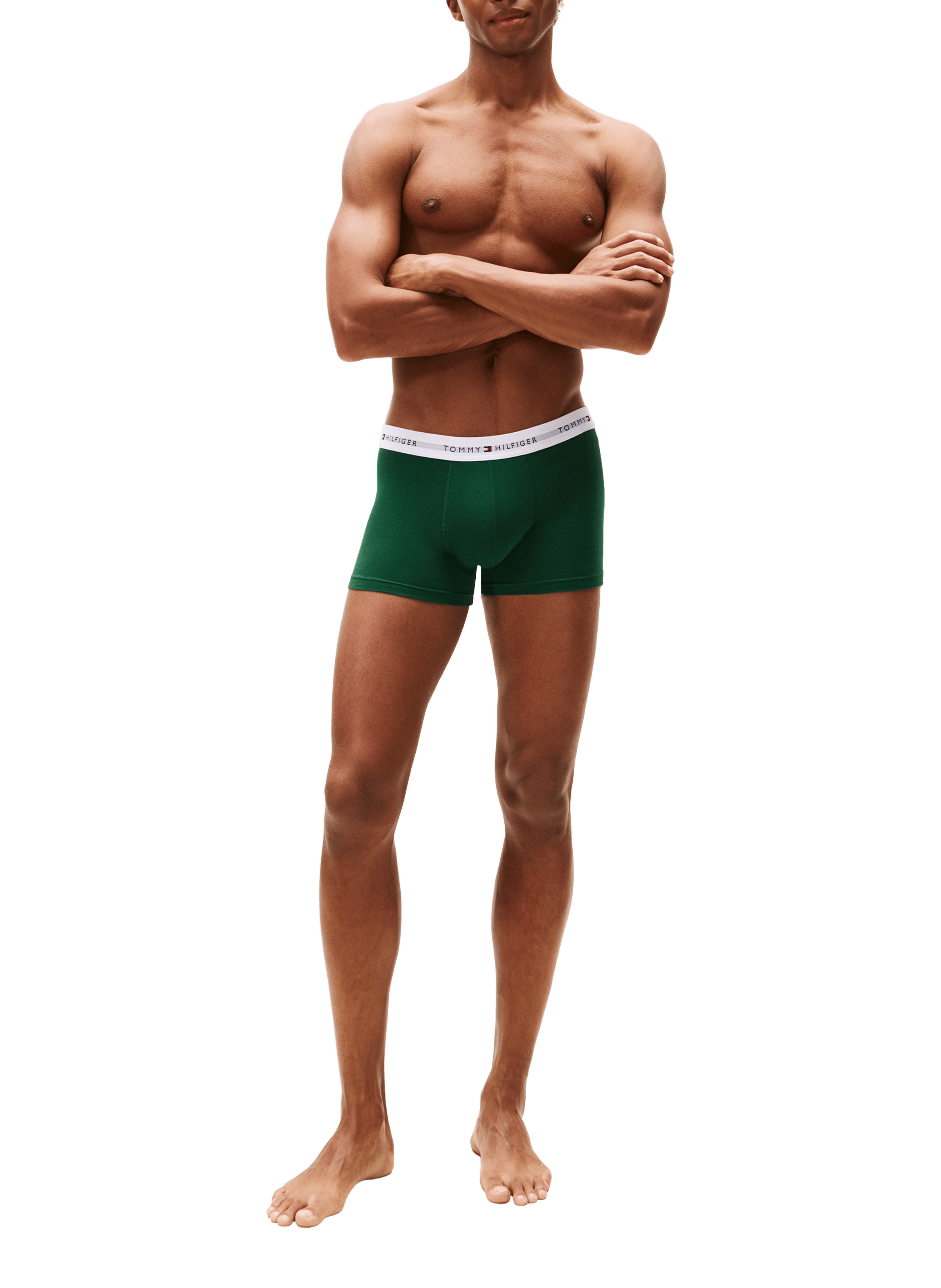 Set of three organic cotton-blend boxers TOMMY HILFIGER Multicolour