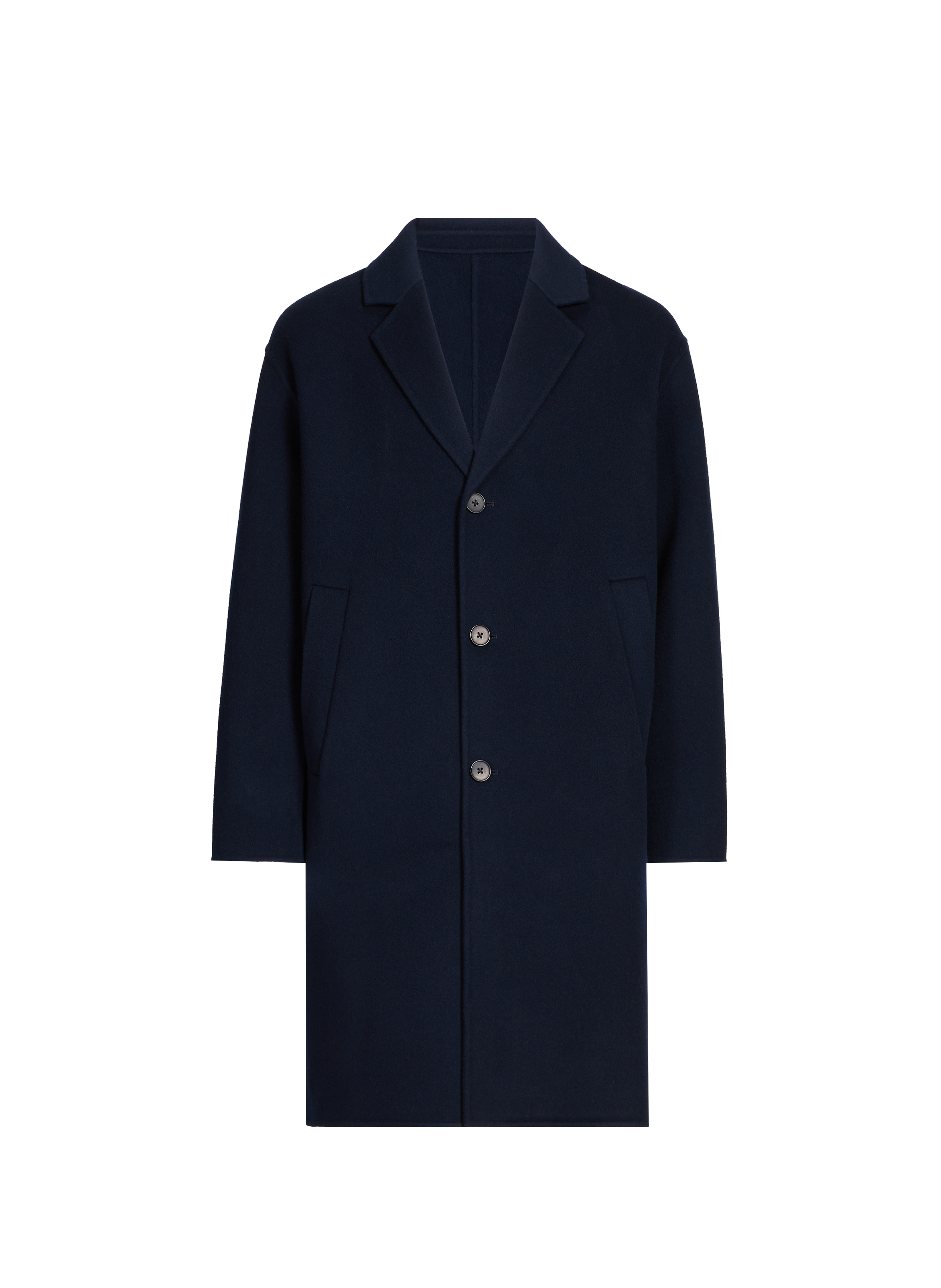Straight wool coat SAISON 1865 Blue