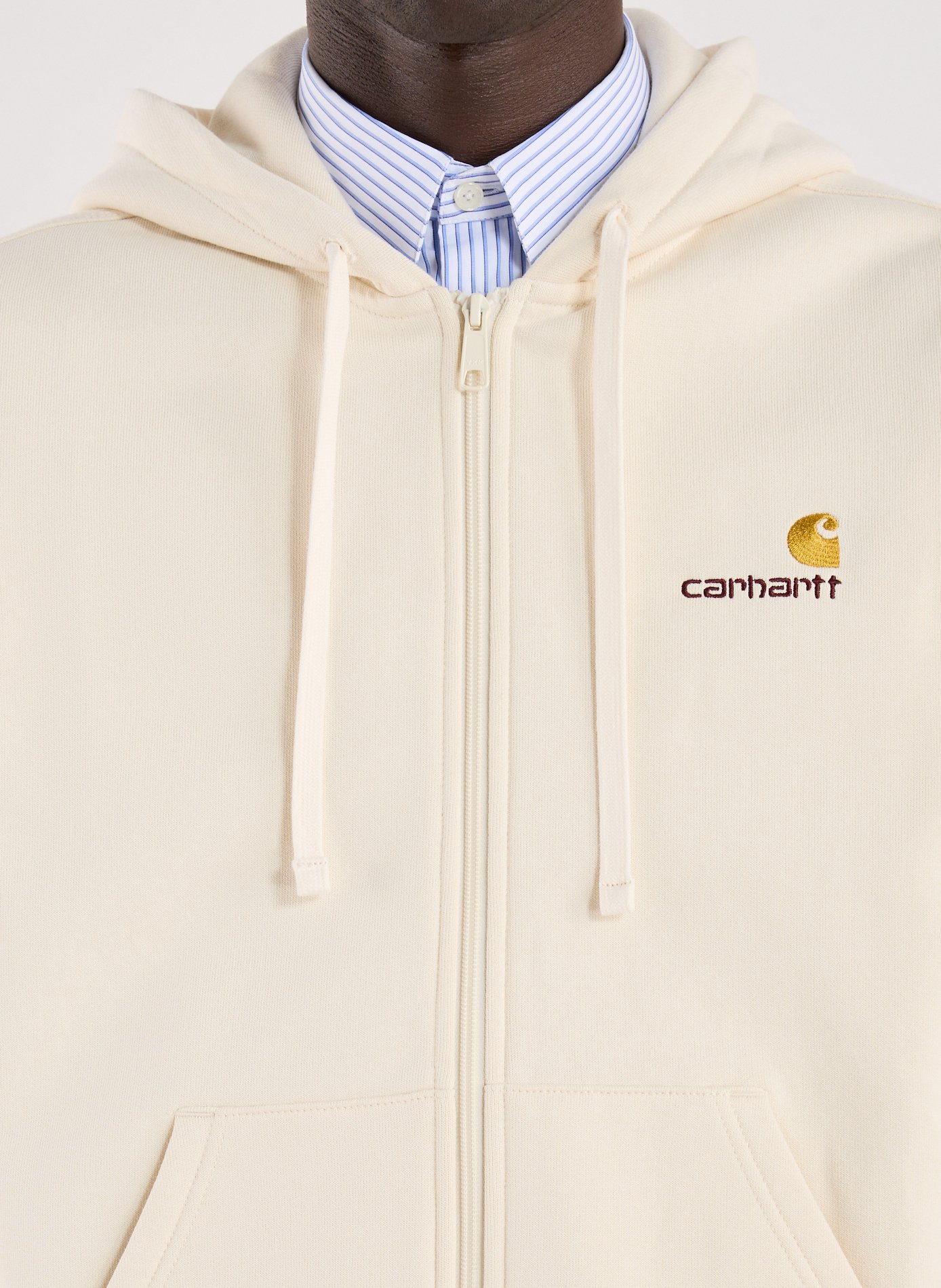 Zip-up hoodie CARHARTT WIP Beige