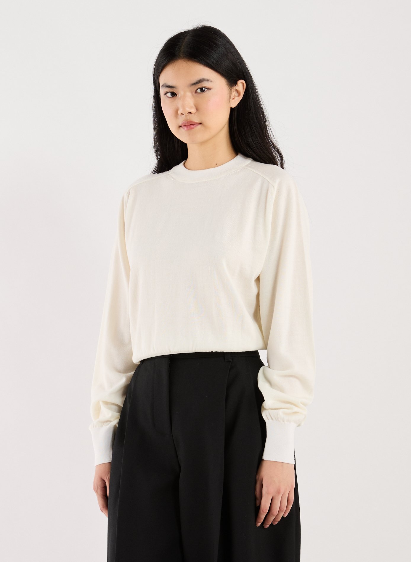 JACQUEMUS Wool sweatshirt Beige