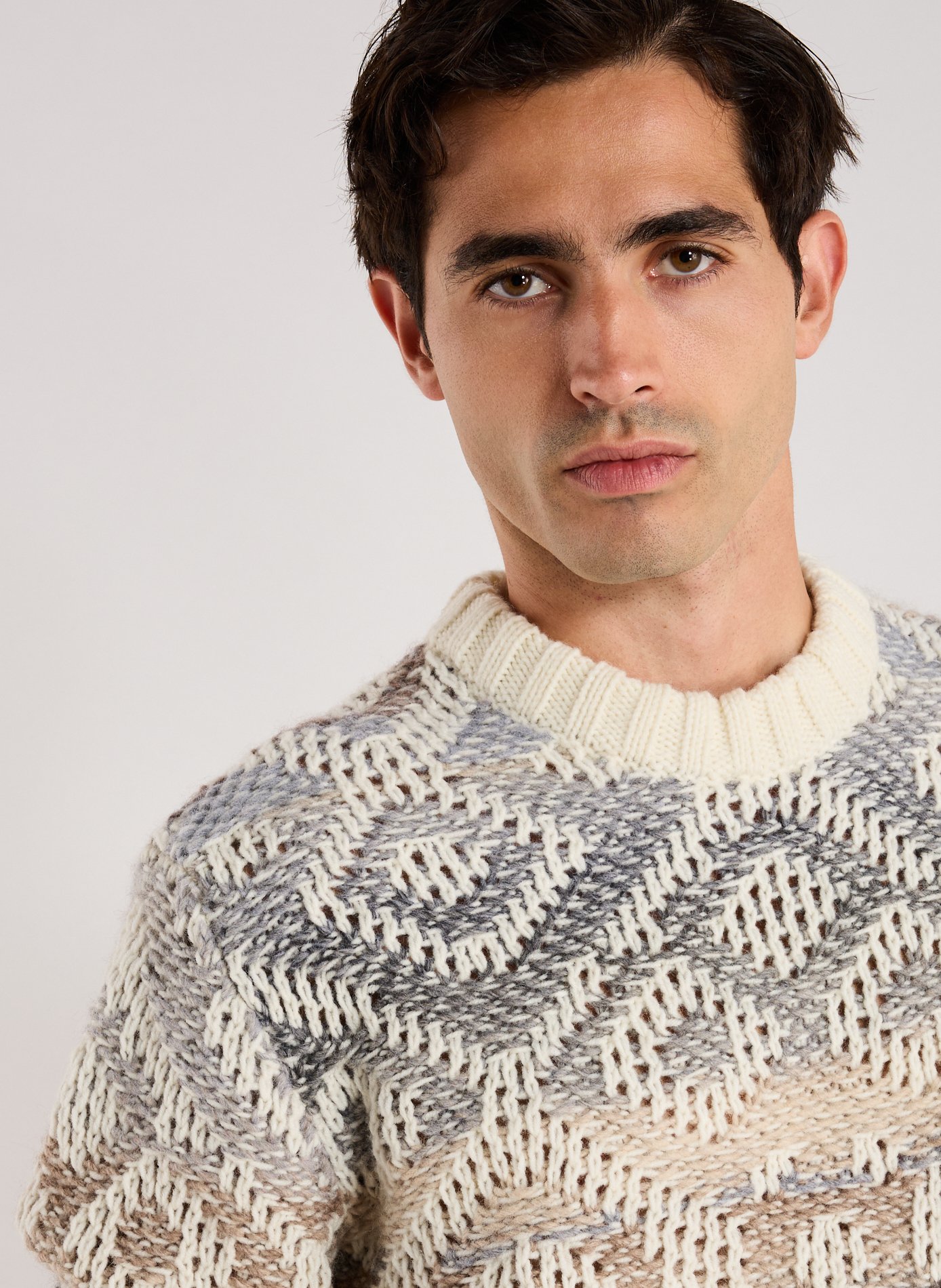 Cotton-blend jumper NN.07 Beige