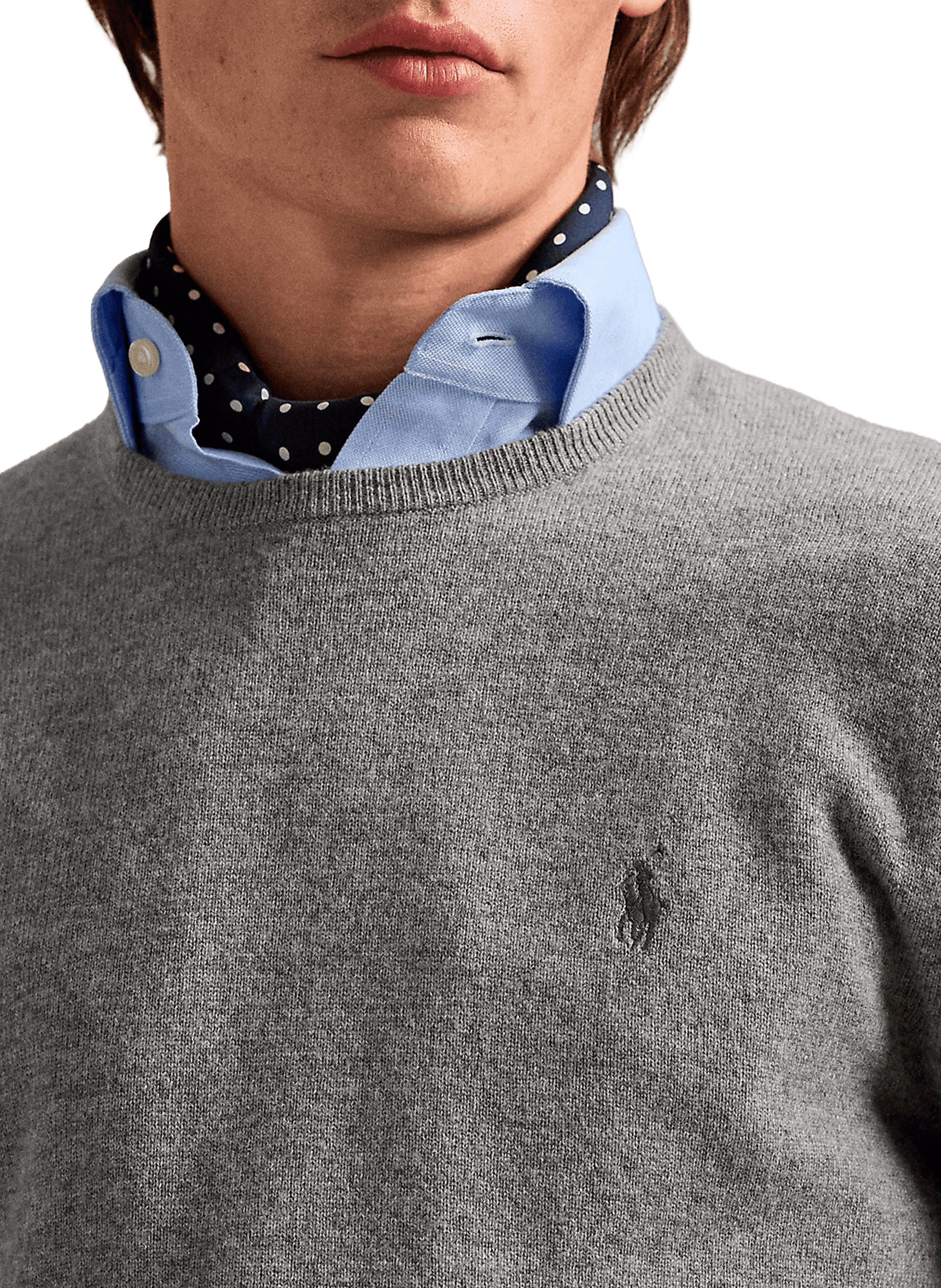  Round-neck wool jumper POLO RALPH LAUREN Grey