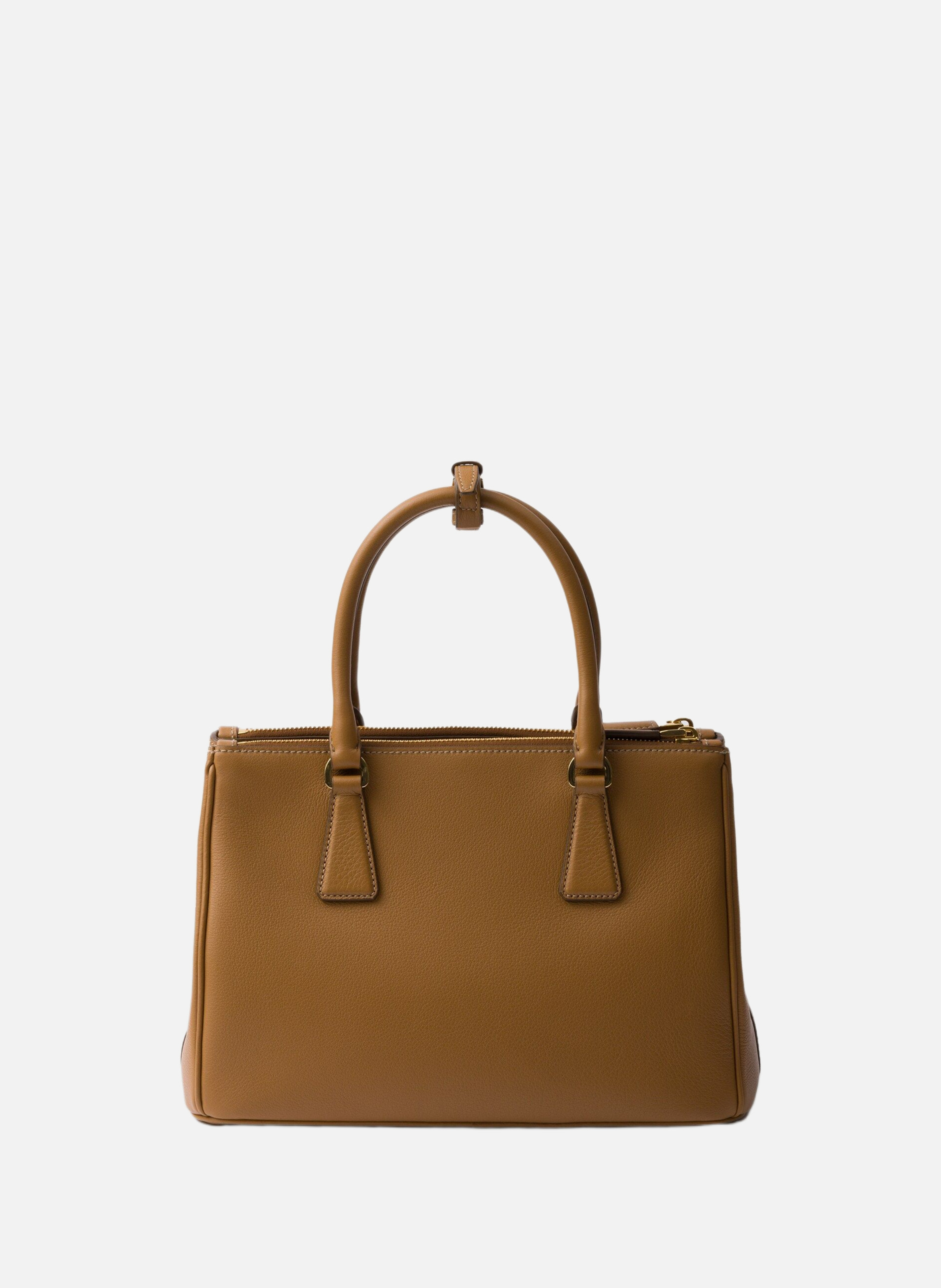 Sac prada galleria en cuir PRADA Marron