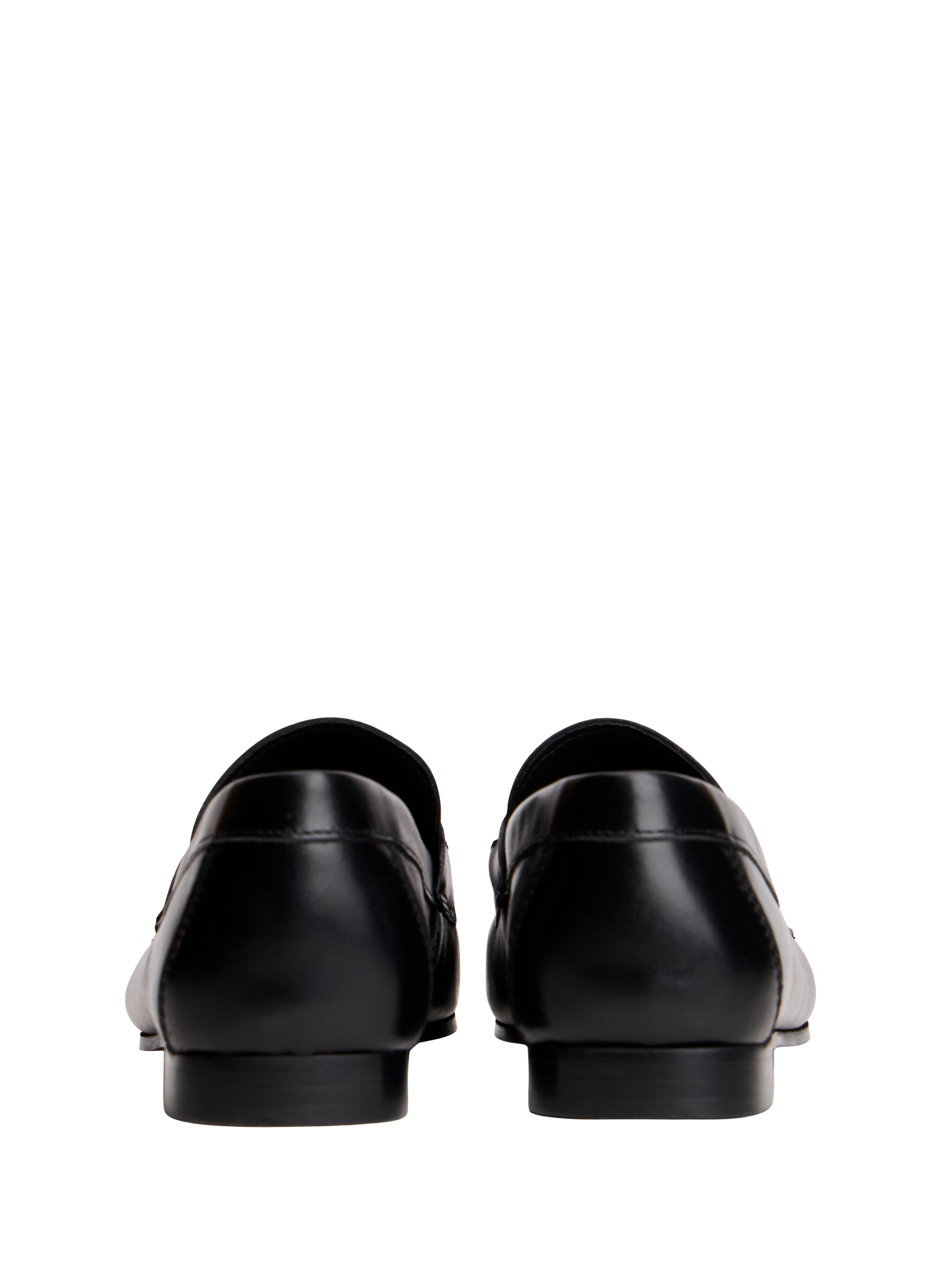 Mocassins à mors en cuir lisse TOMMY HILFIGER Noir