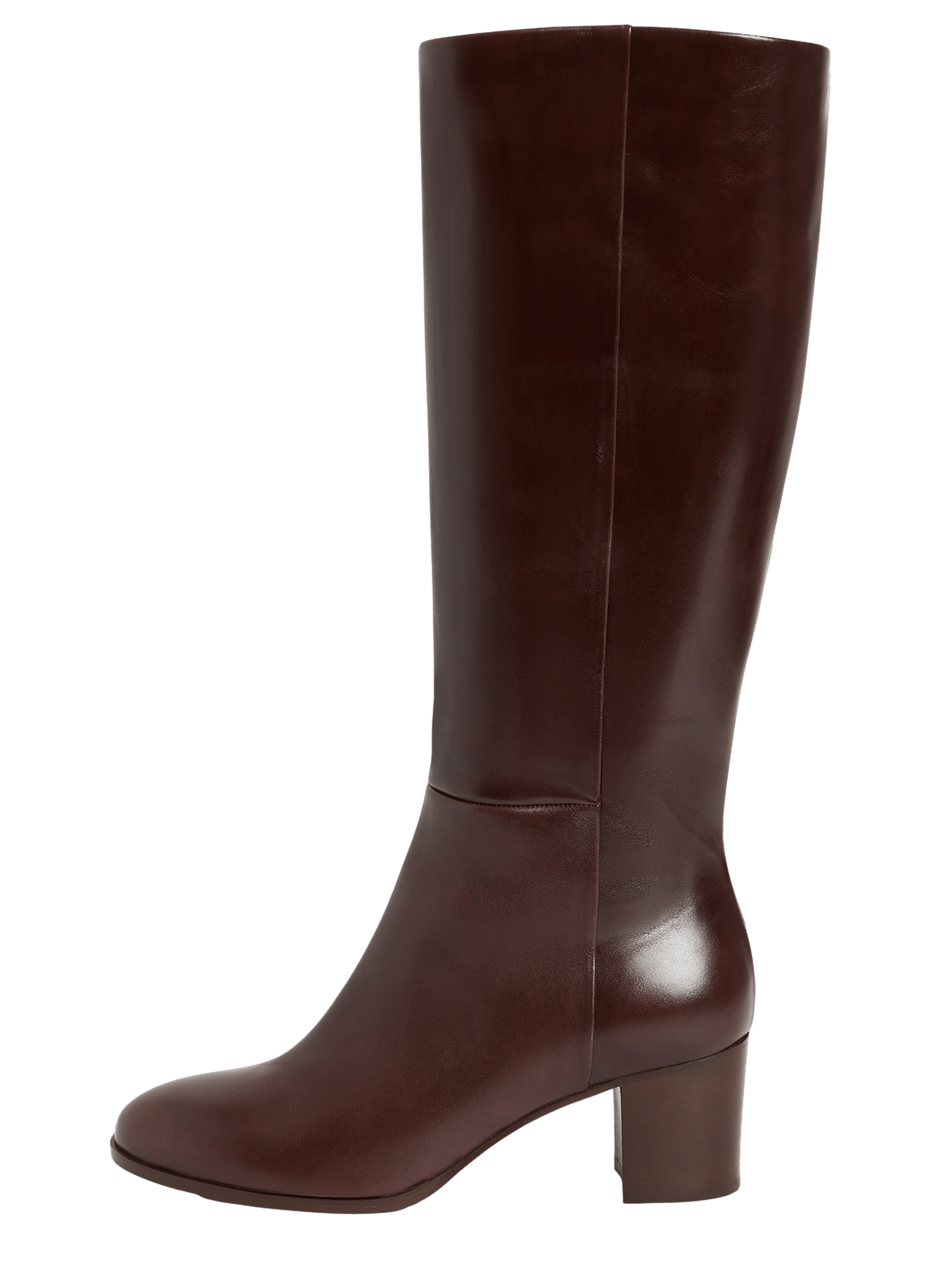 Bottes en cuir marron à talon - lizzie PABLO Marron