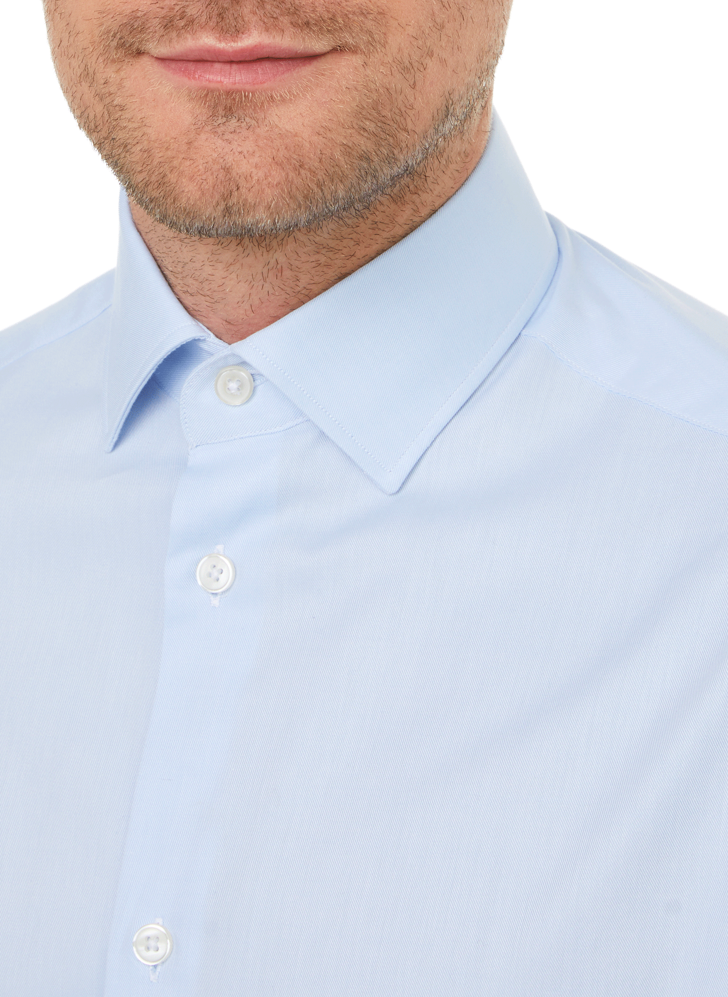 Cotton shirt AU PRINTEMPS PARIS Blue