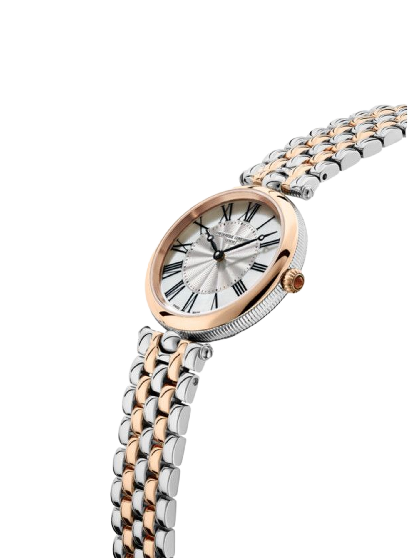 Montre quartz Classics Art Deco Round en acier inoxydable FREDERIQUE CONSTANT Vert