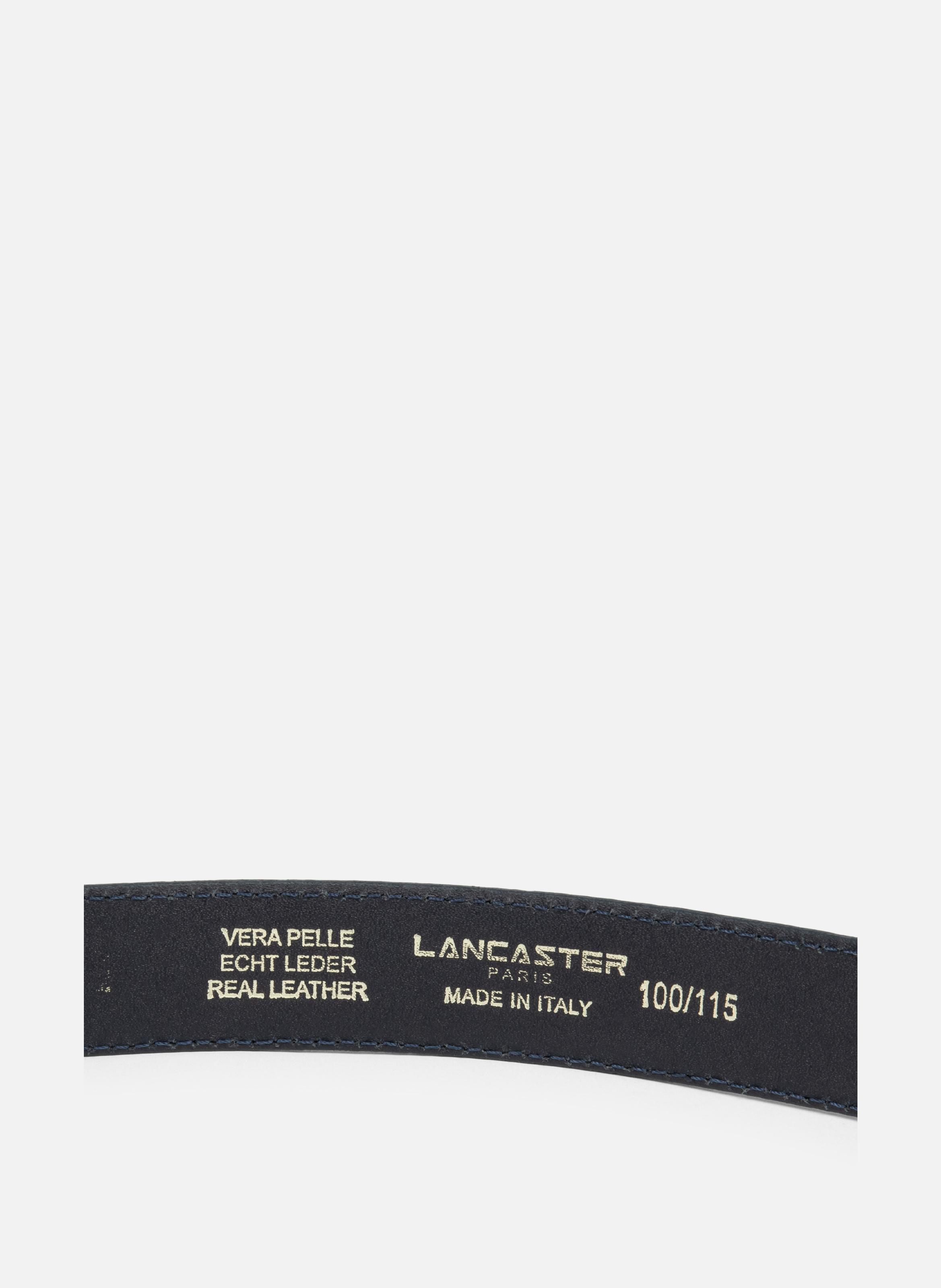 Ceinture - ceinture cuir lisse LANCASTER Bleu